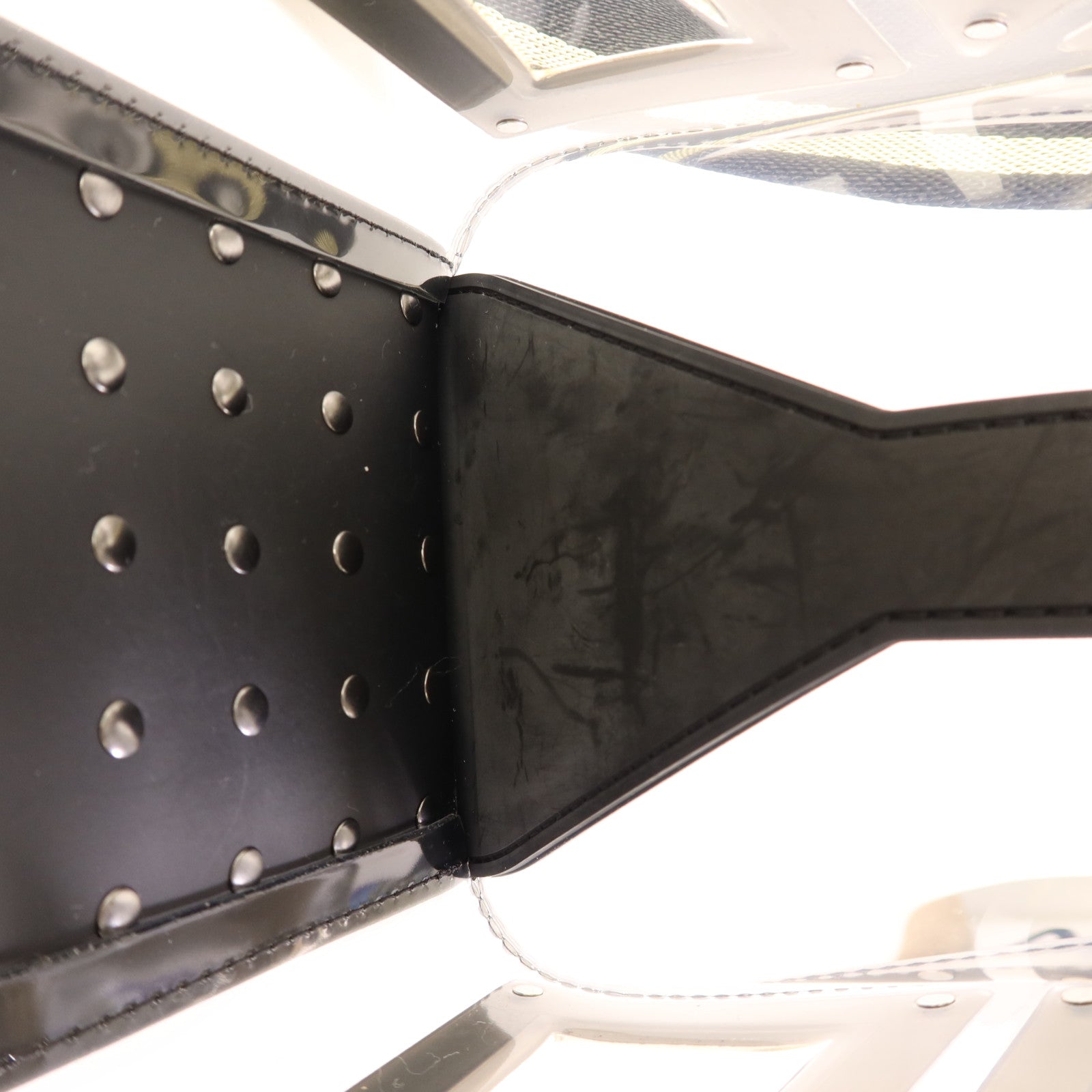 Delvaux PVC Tempete GM Gladiator Limited Edition銀扣手挽肩背兩用袋