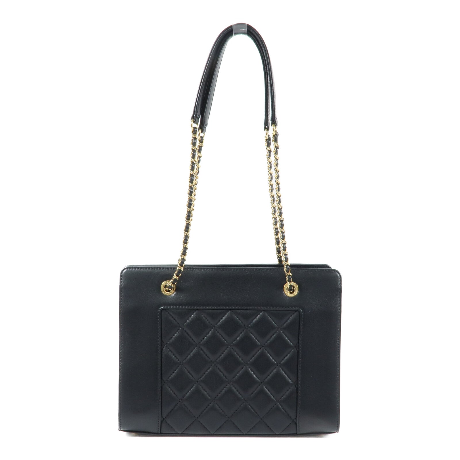 CHANEL 牛皮皮革Mademoiselle Vintage Tote鏈帶肩背袋
