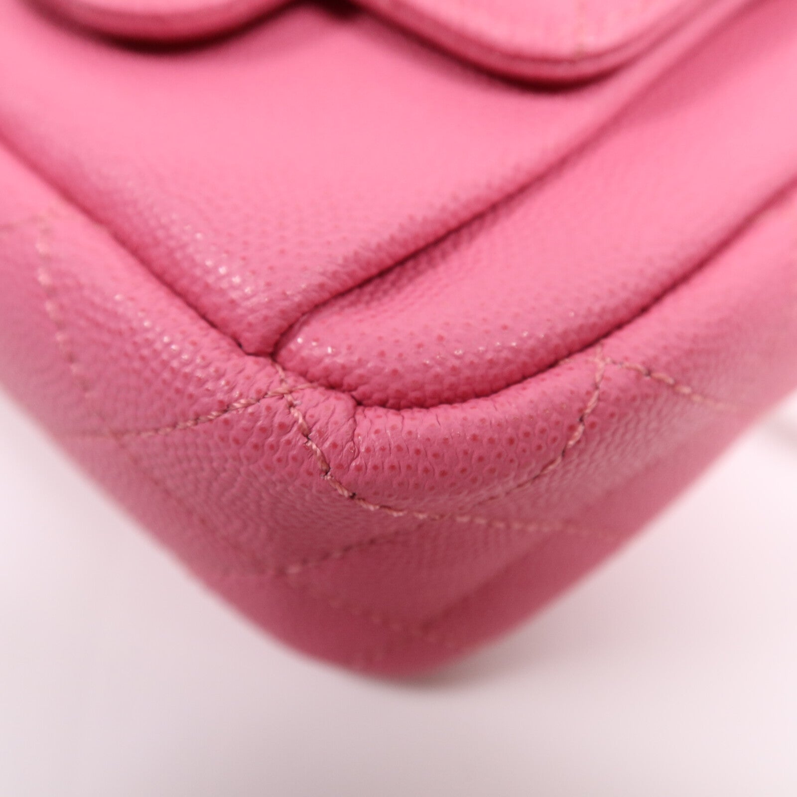 CHANEL 牛皮皮革Chain Shoulder Bag金扣鏈帶肩背袋