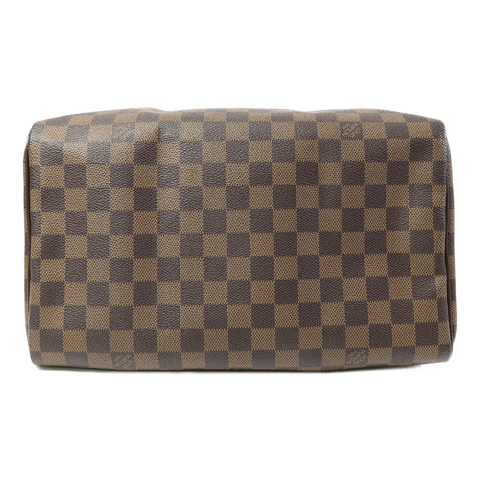 LOUIS VUITTON Damier Speedy Bandouliere 30金扣手挽袋