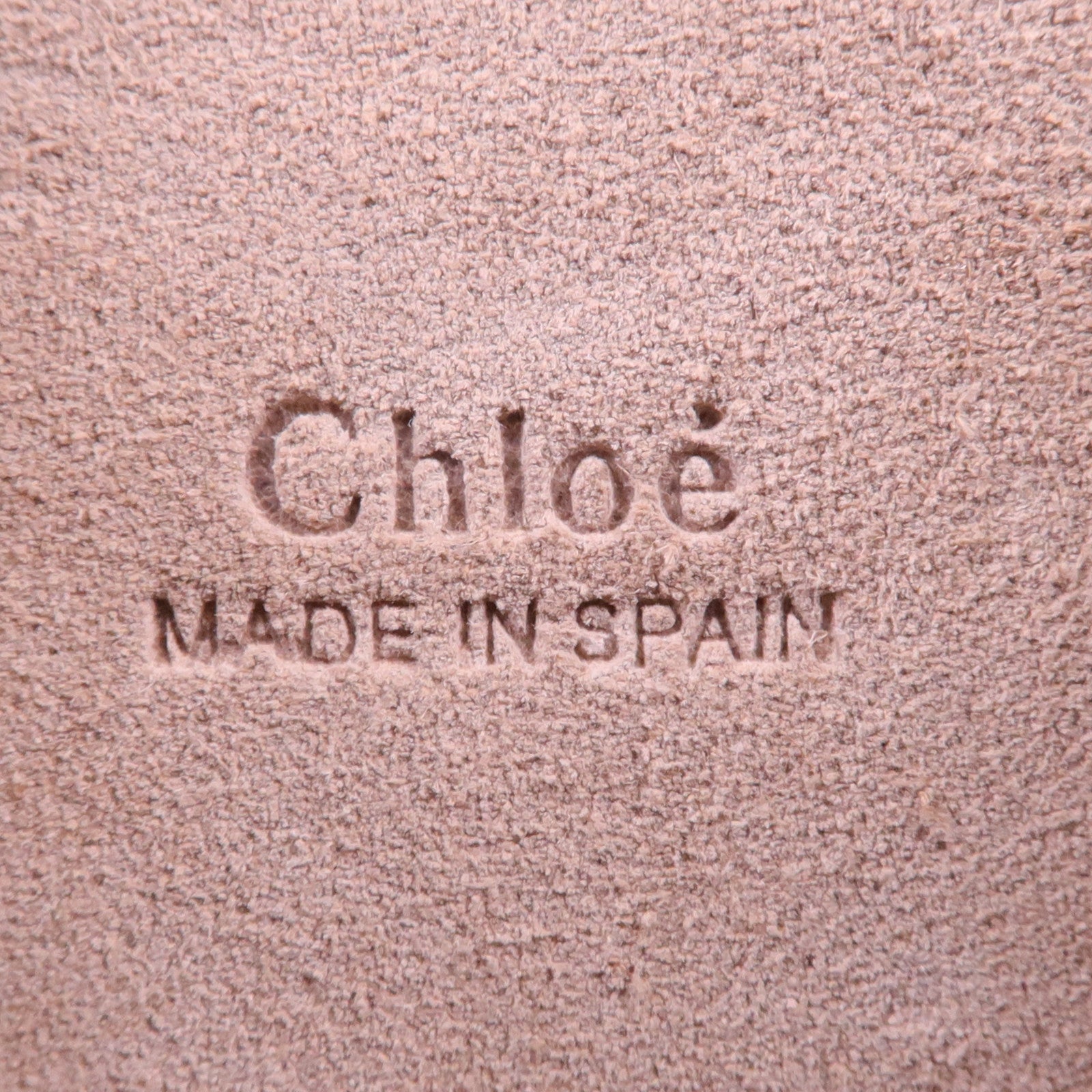 Chloe 牛皮皮革/麂皮皮革Shoulder Bag金扣手挽肩背兩用袋