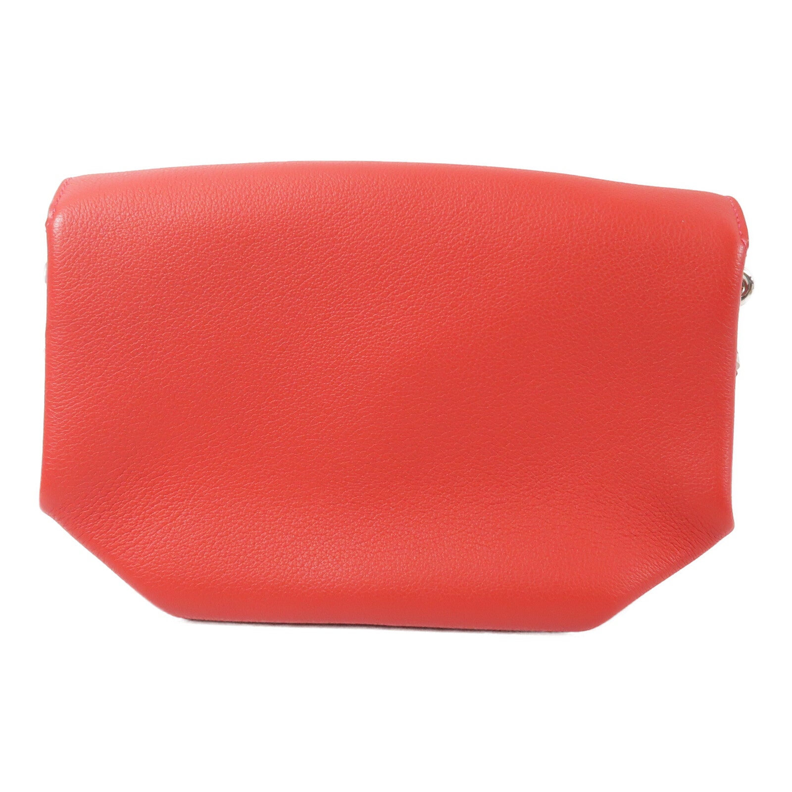 HERMES Evercolor皮革Opli 24肩背袋Rouge Casaque