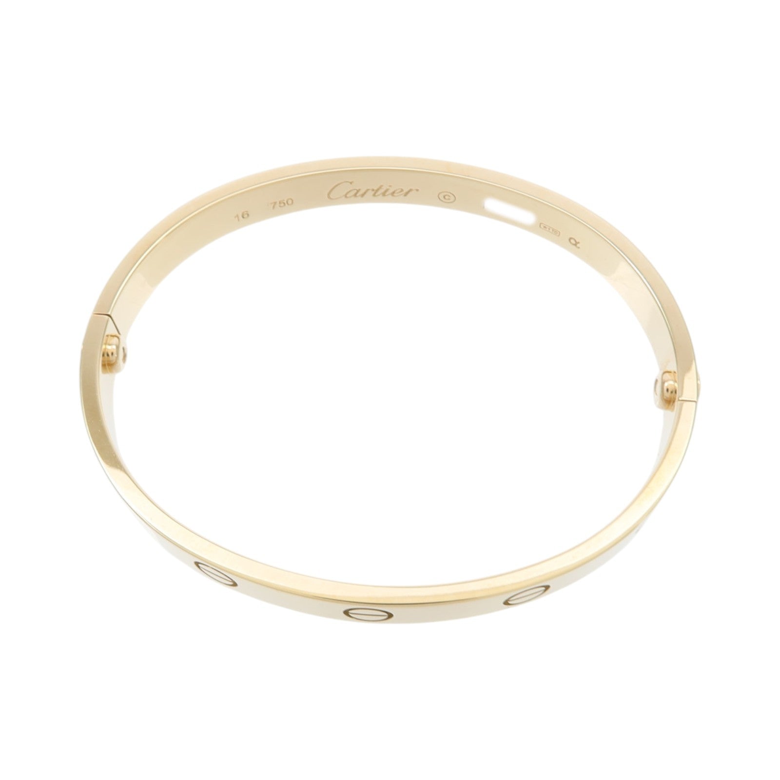 CARTIER 18K黃金Love Bracelet手鐲