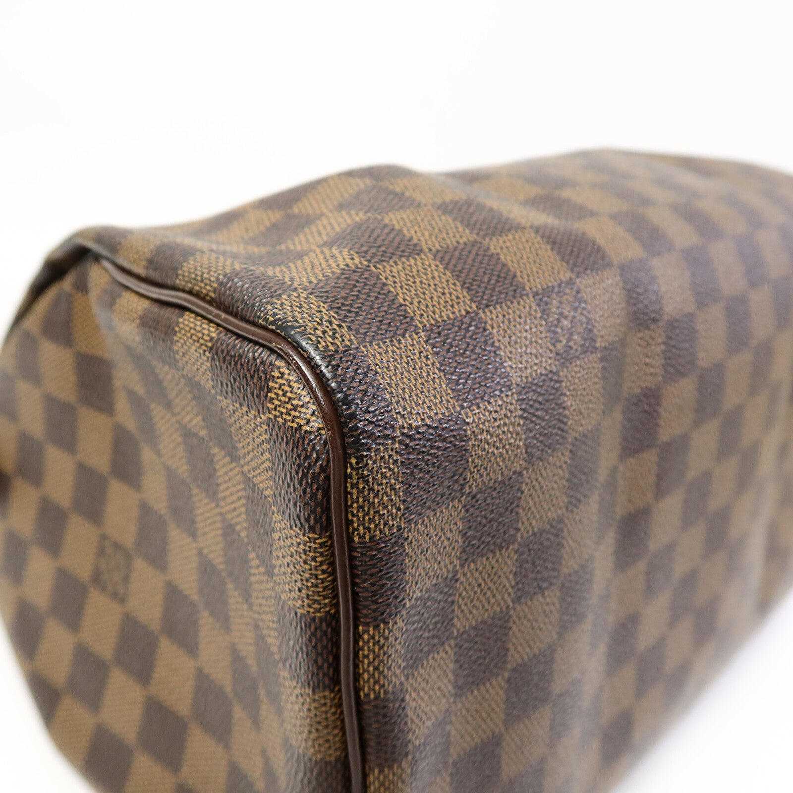 LOUIS VUITTON Damier Speedy Bandouliere 30金扣手挽袋