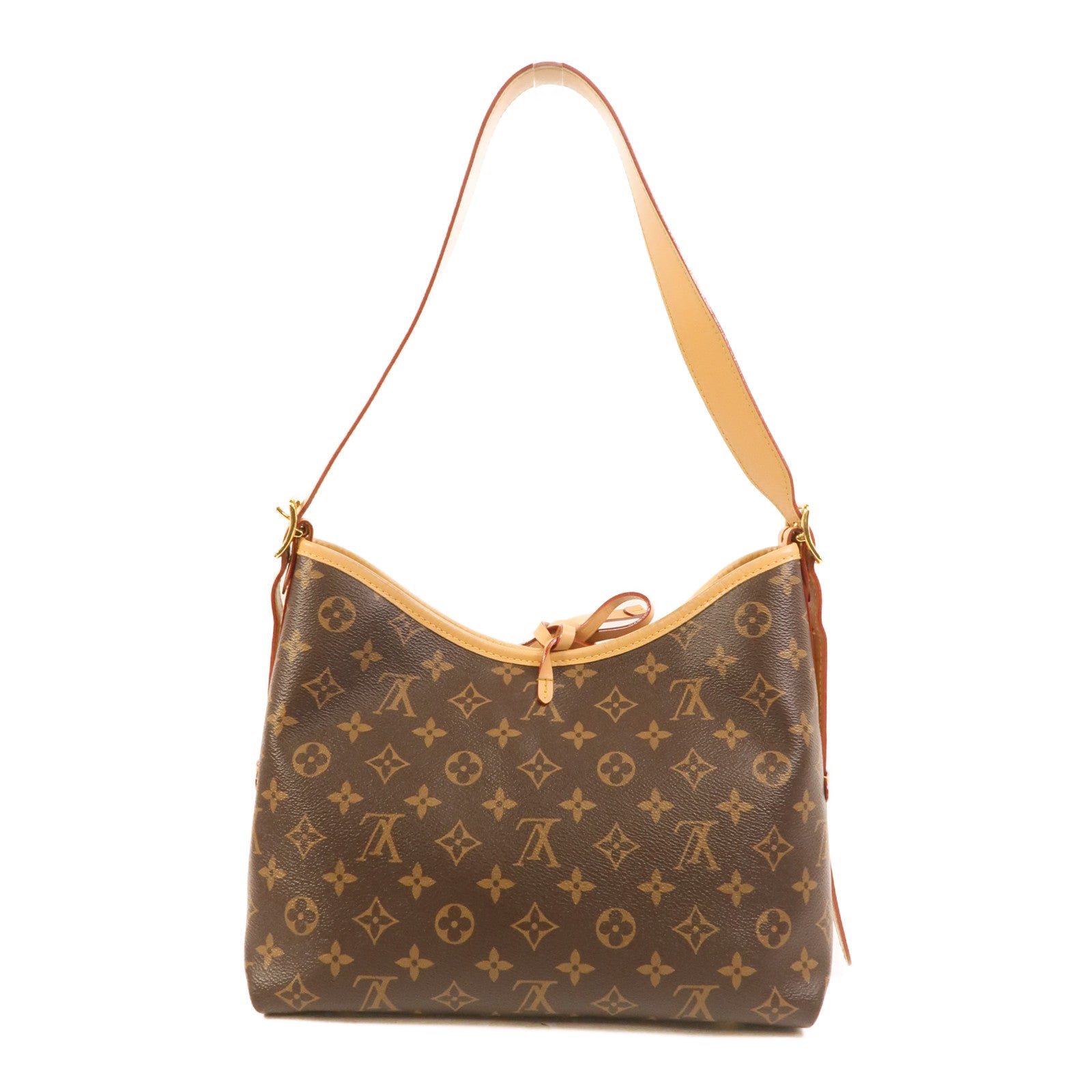 LOUIS VUITTON Monogram CarryAll PM金扣肩背袋