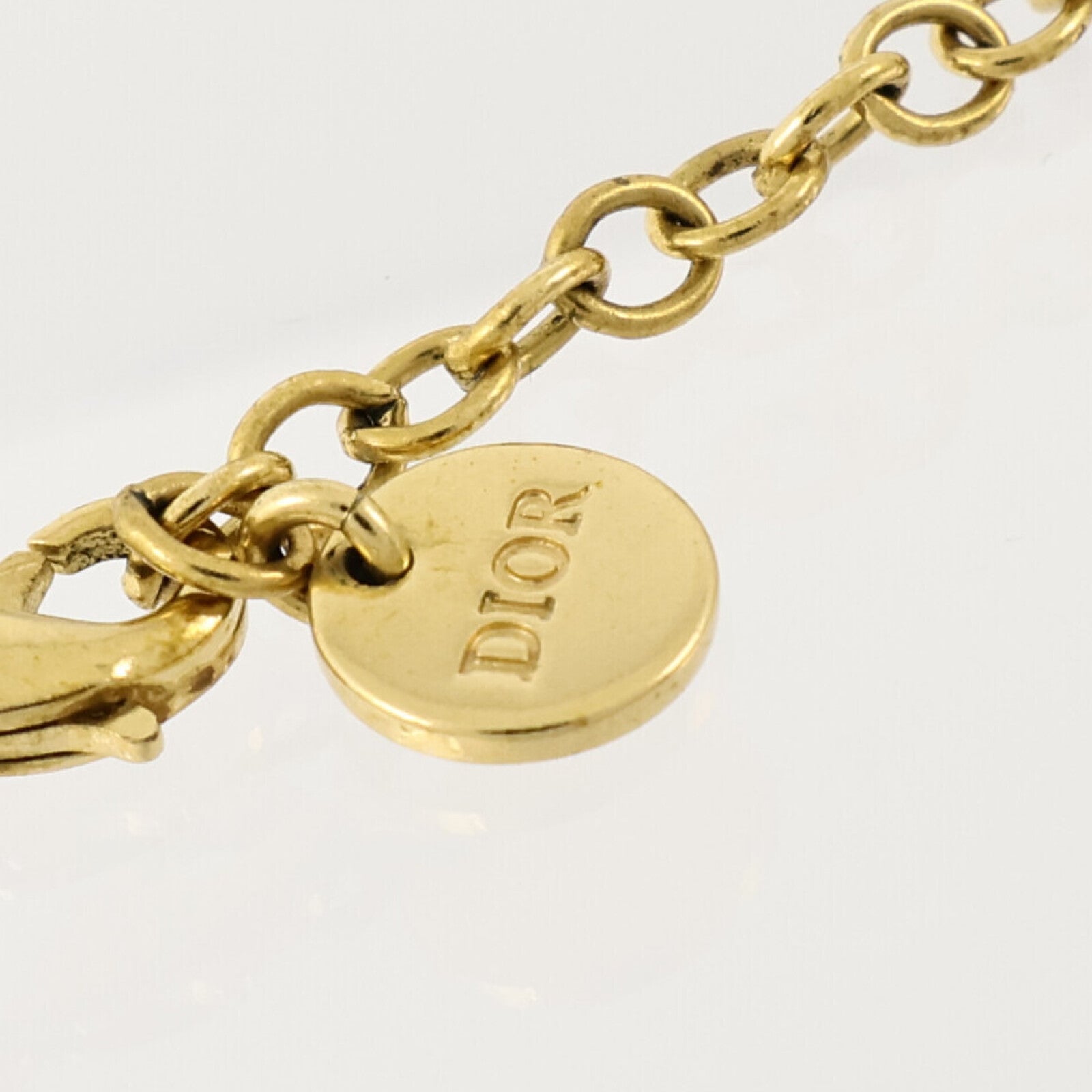 Dior PVC/金屬Petit CD Baroque Bracelet手鏈