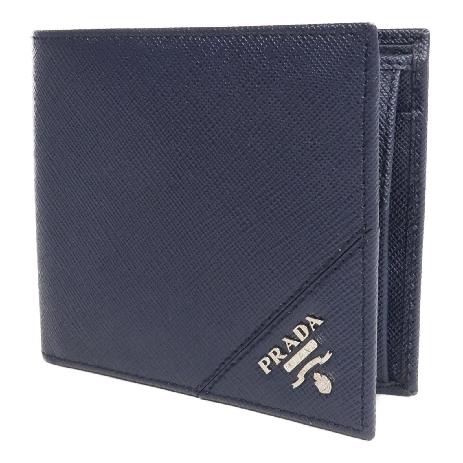 PRADA 牛皮皮革Fold Wallet錢包