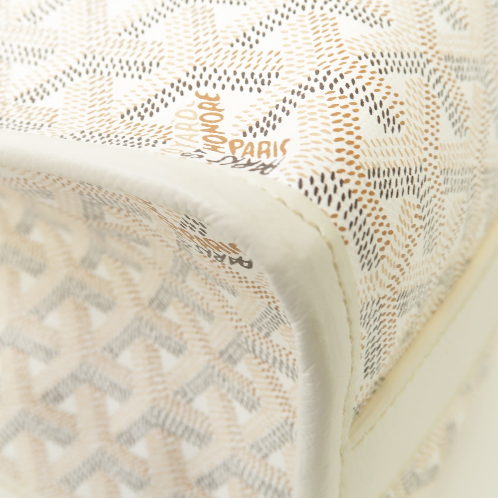 GOYARD 塗層帆布Sac Villette手挽袋白色