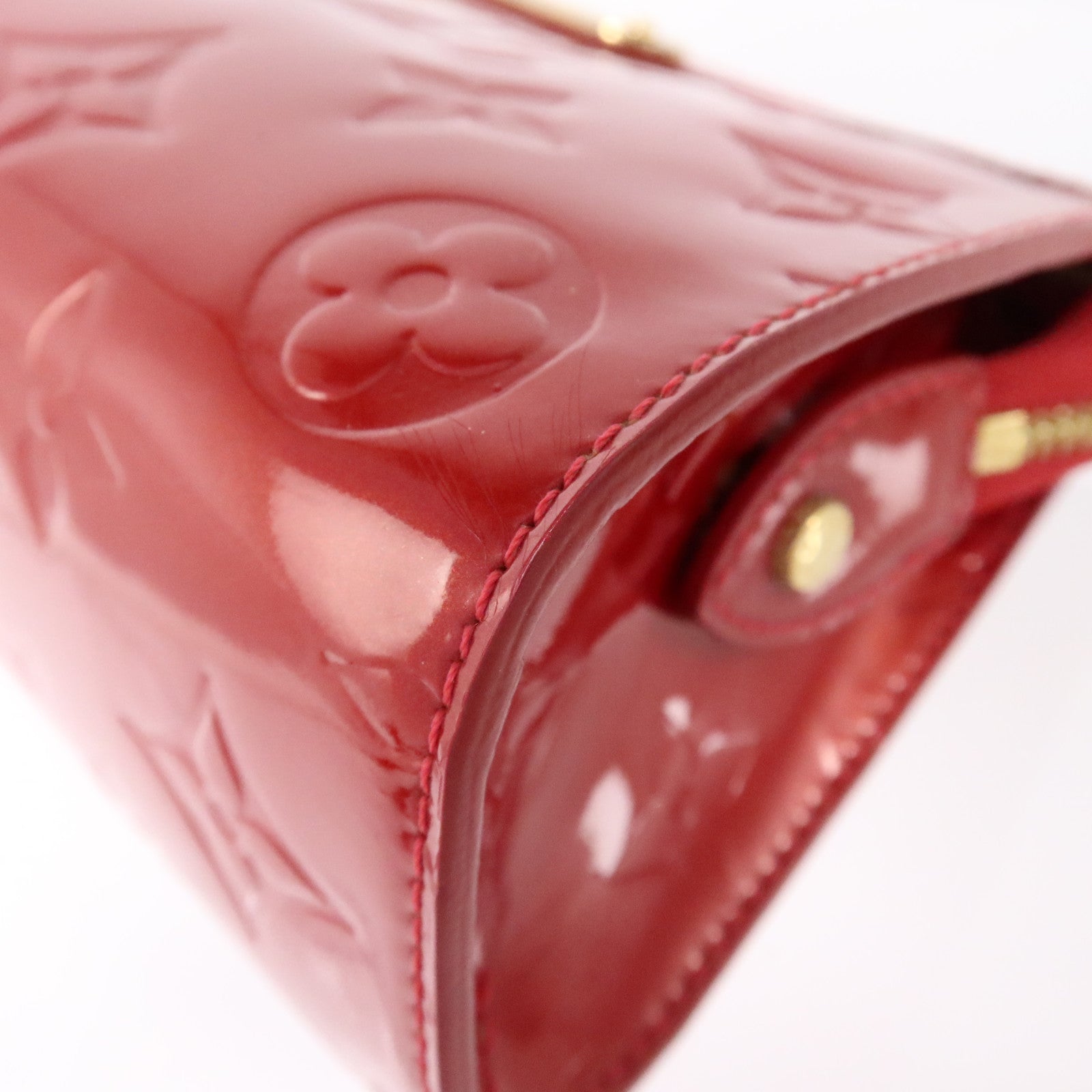 LOUIS VUITTON Monogram Vernis Trousse Cosmetic Pouch金扣小袋
