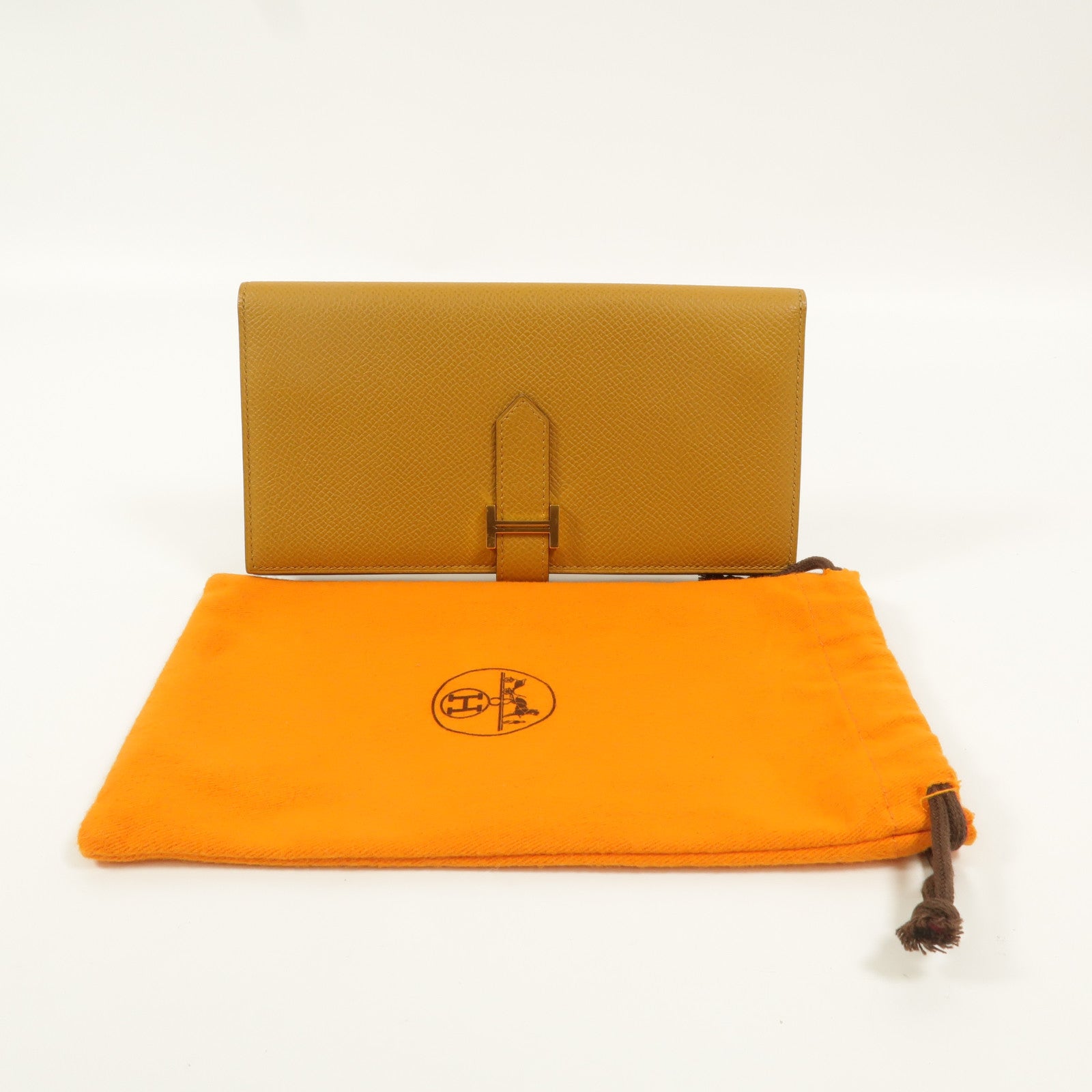 HERMES Epsom皮革Bearn Wallet長錢包Sesame