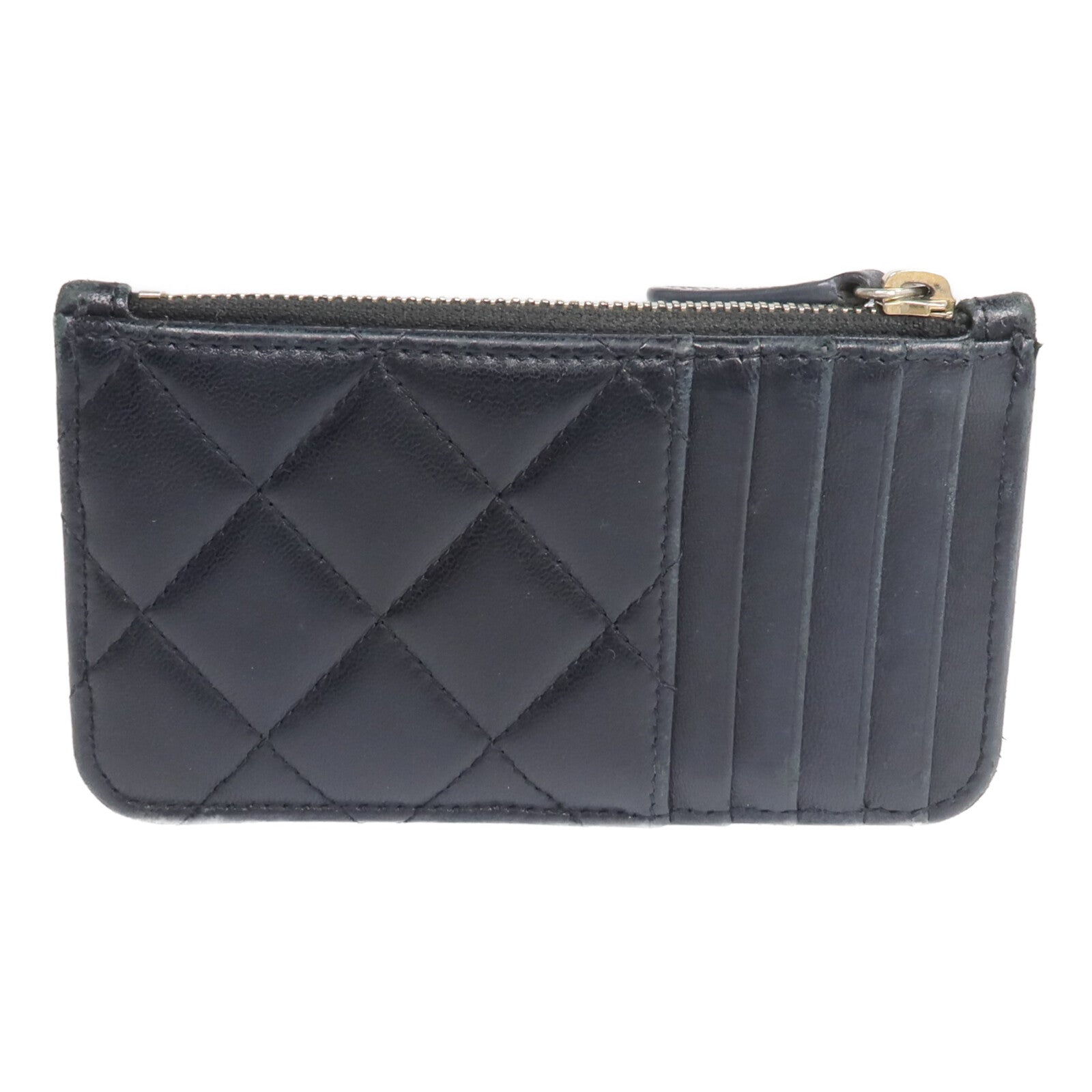 CHANEL 羊皮皮革Card Case金扣卡片套
