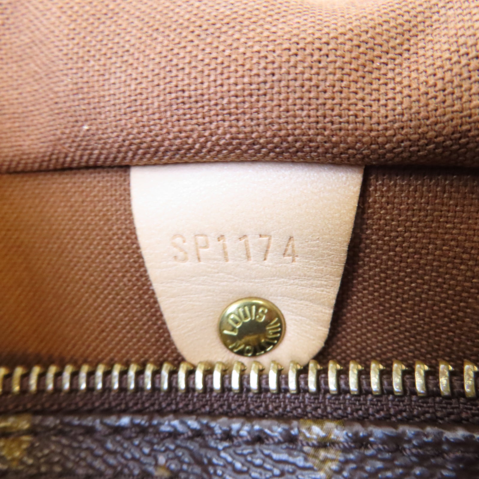 LOUIS VUITTON Monogram Speedy 30金扣手挽袋啡色