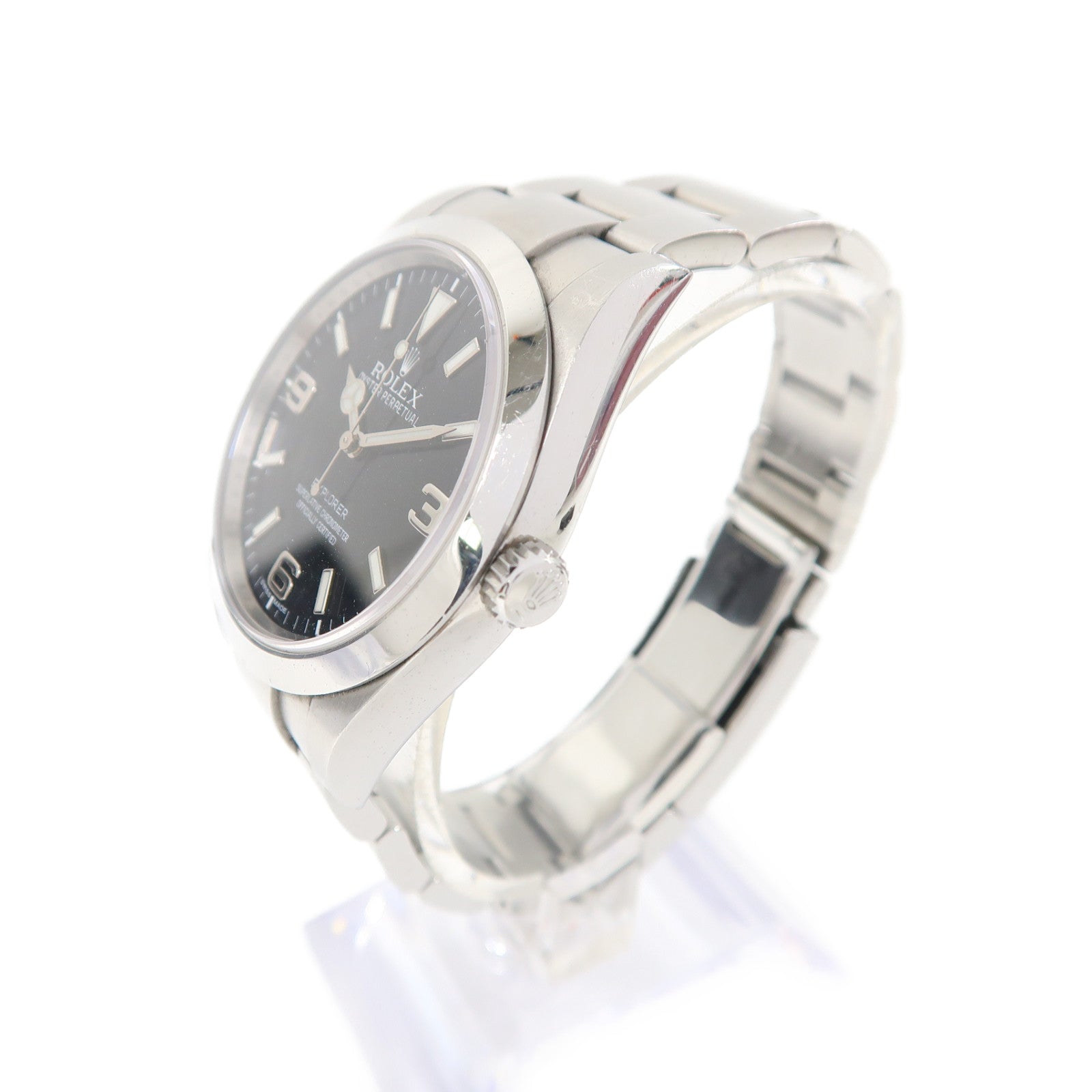 ROLEX ExplorerⅠ不鏽鋼手錶自動機芯黑色