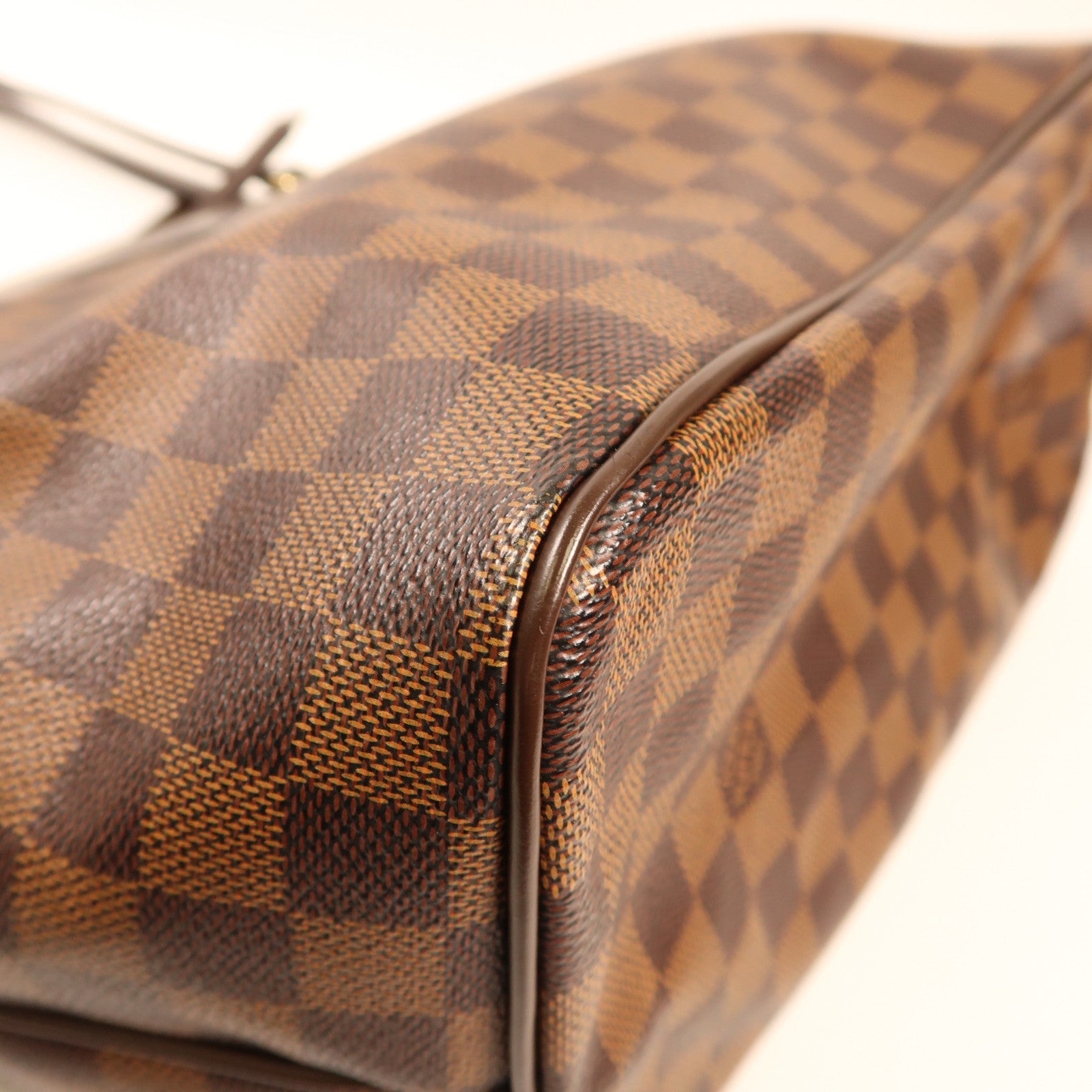 LOUIS VUITTON Damier Westminster GM金扣肩背袋棕色