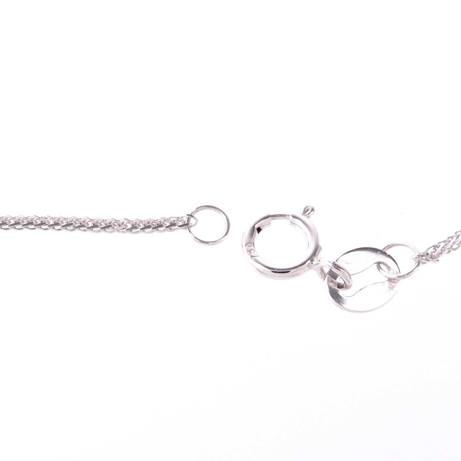 JEWELRY Sapphire Diamond Necklace 18K White Gold