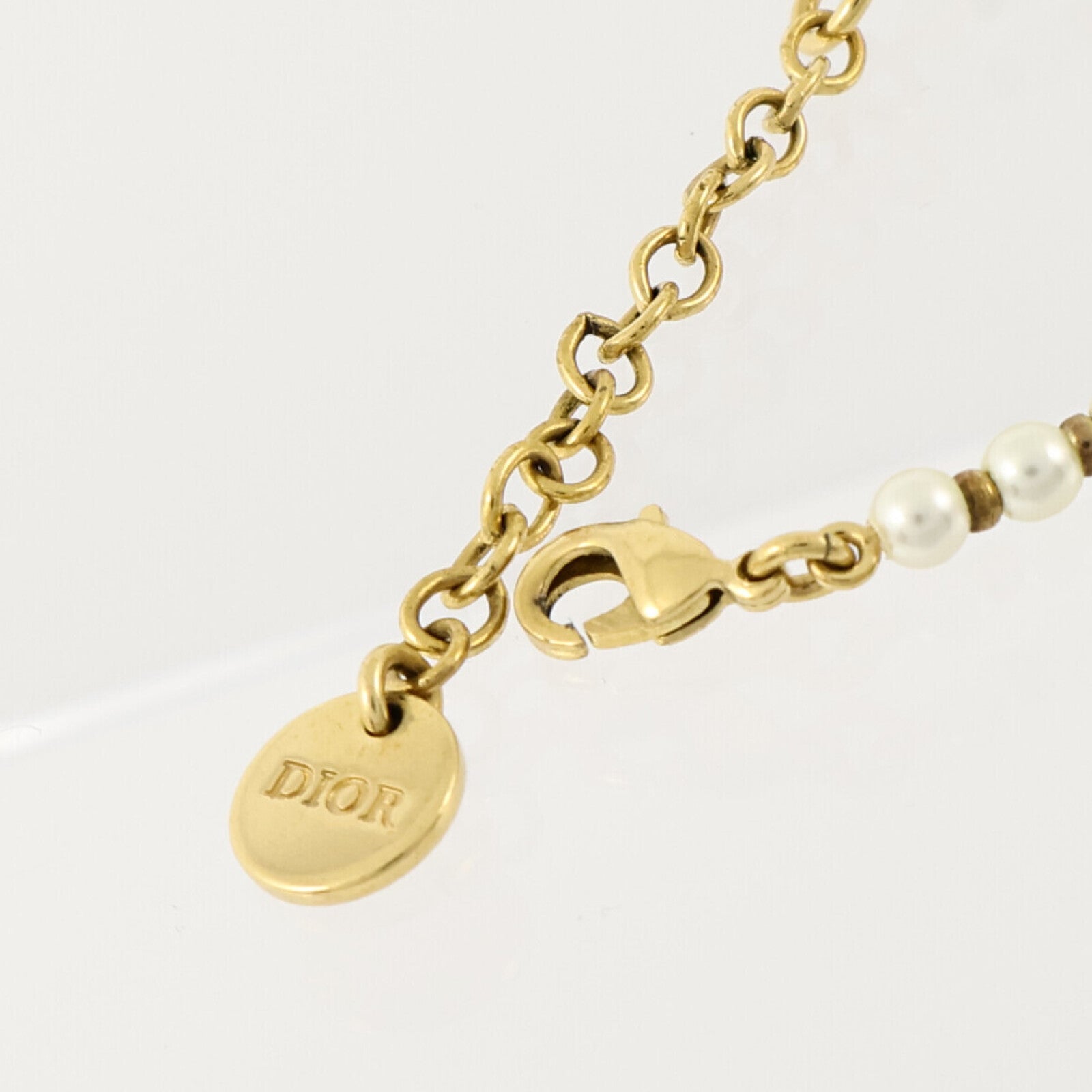 Dior PVC/金屬Petit CD Baroque Bracelet手鏈