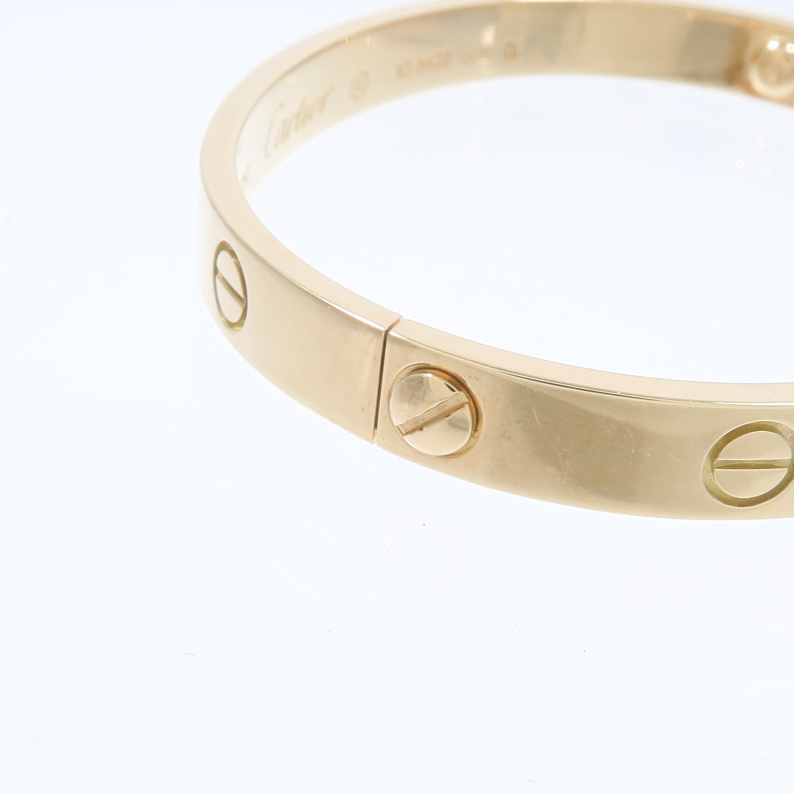 CARTIER 18K黃金Love Bracelet手鐲