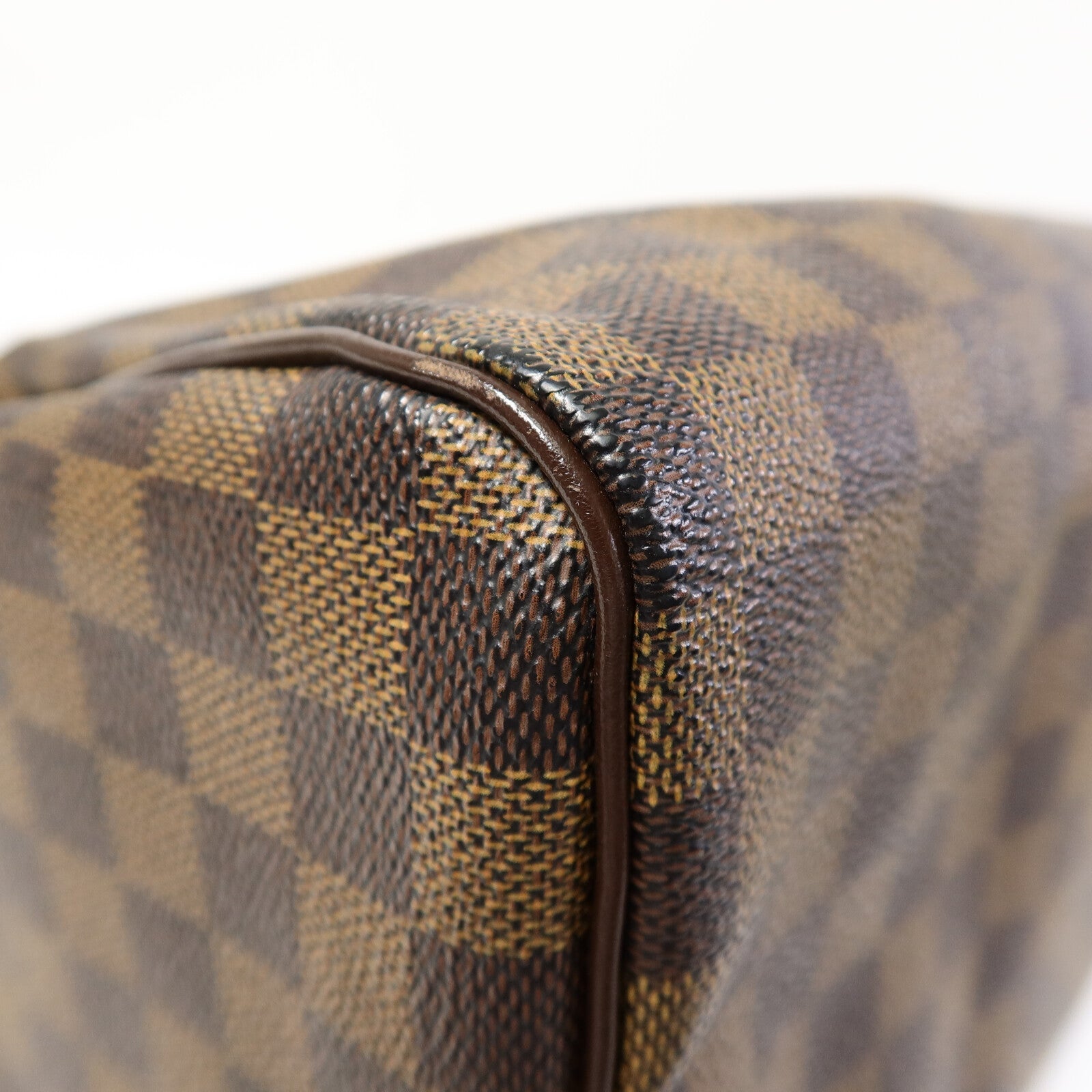 LOUIS VUITTON Damier Speedy Bandouliere 30金扣手挽袋