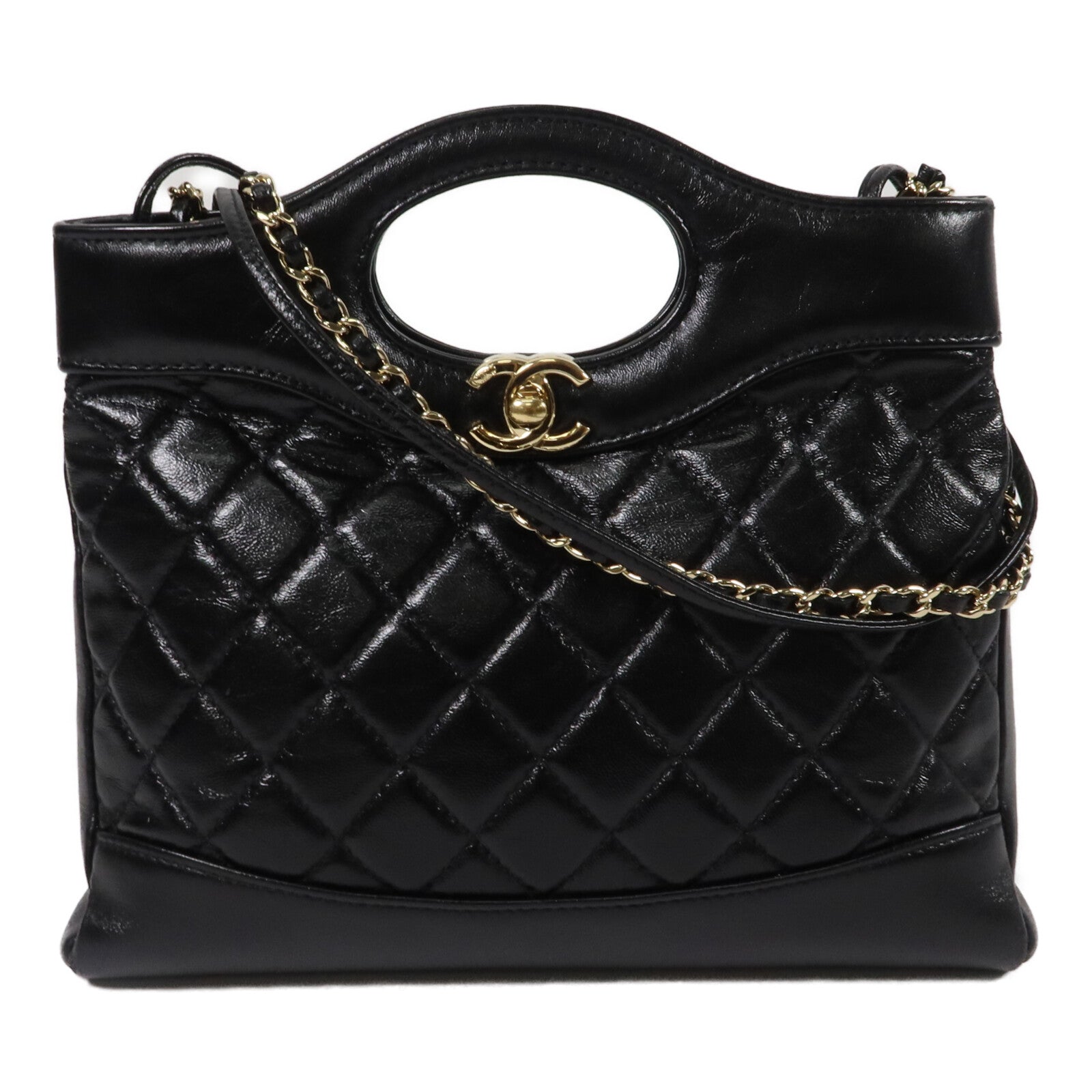 CHANEL 牛皮皮革Chanel 31鏈帶手挽肩背兩袋
