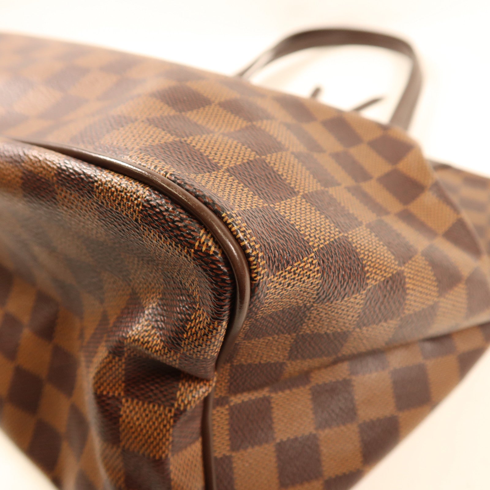 LOUIS VUITTON Damier Westminster GM金扣肩背袋棕色