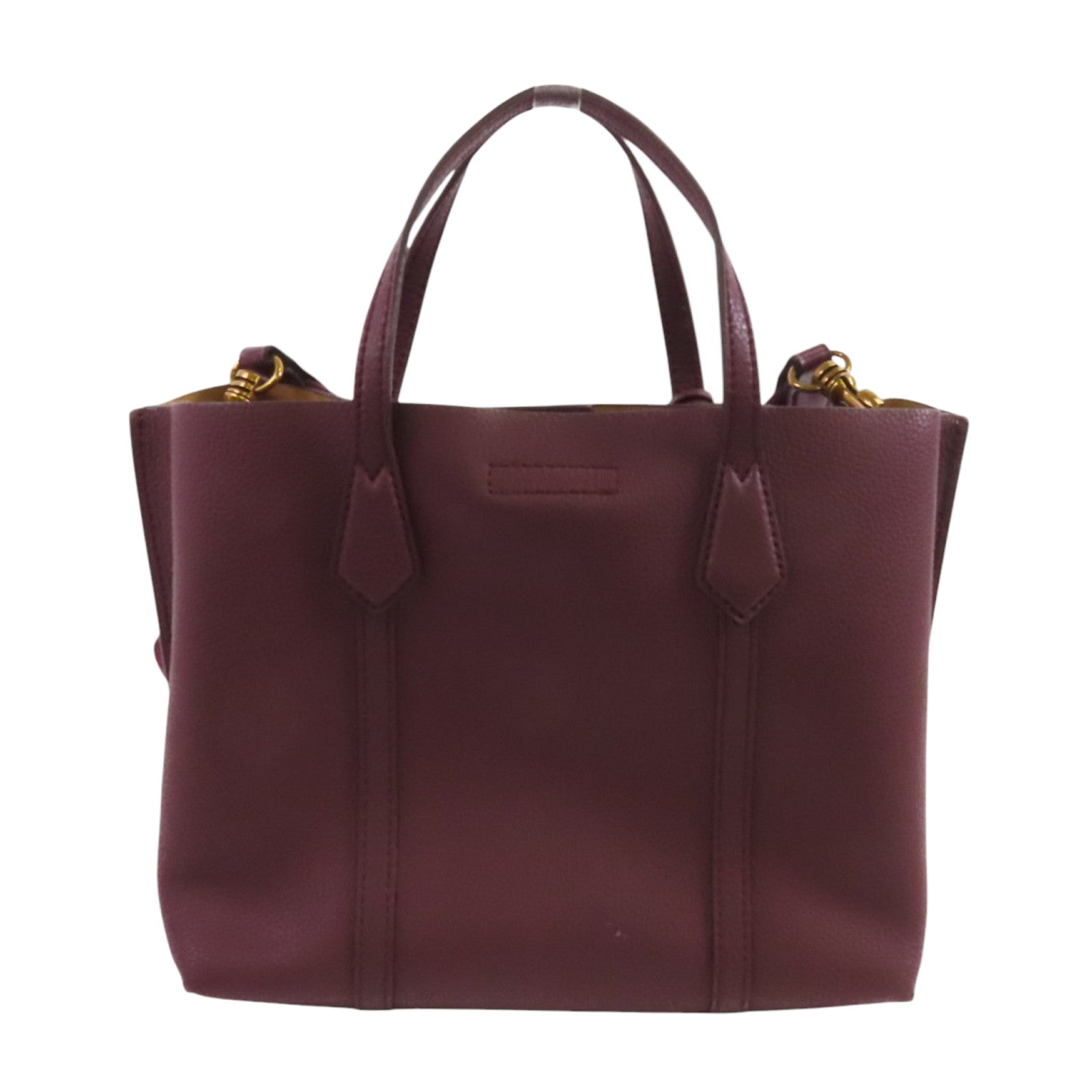 Tory Burch 牛皮皮革2Way Shoulder Bag金扣手挽肩背兩用袋