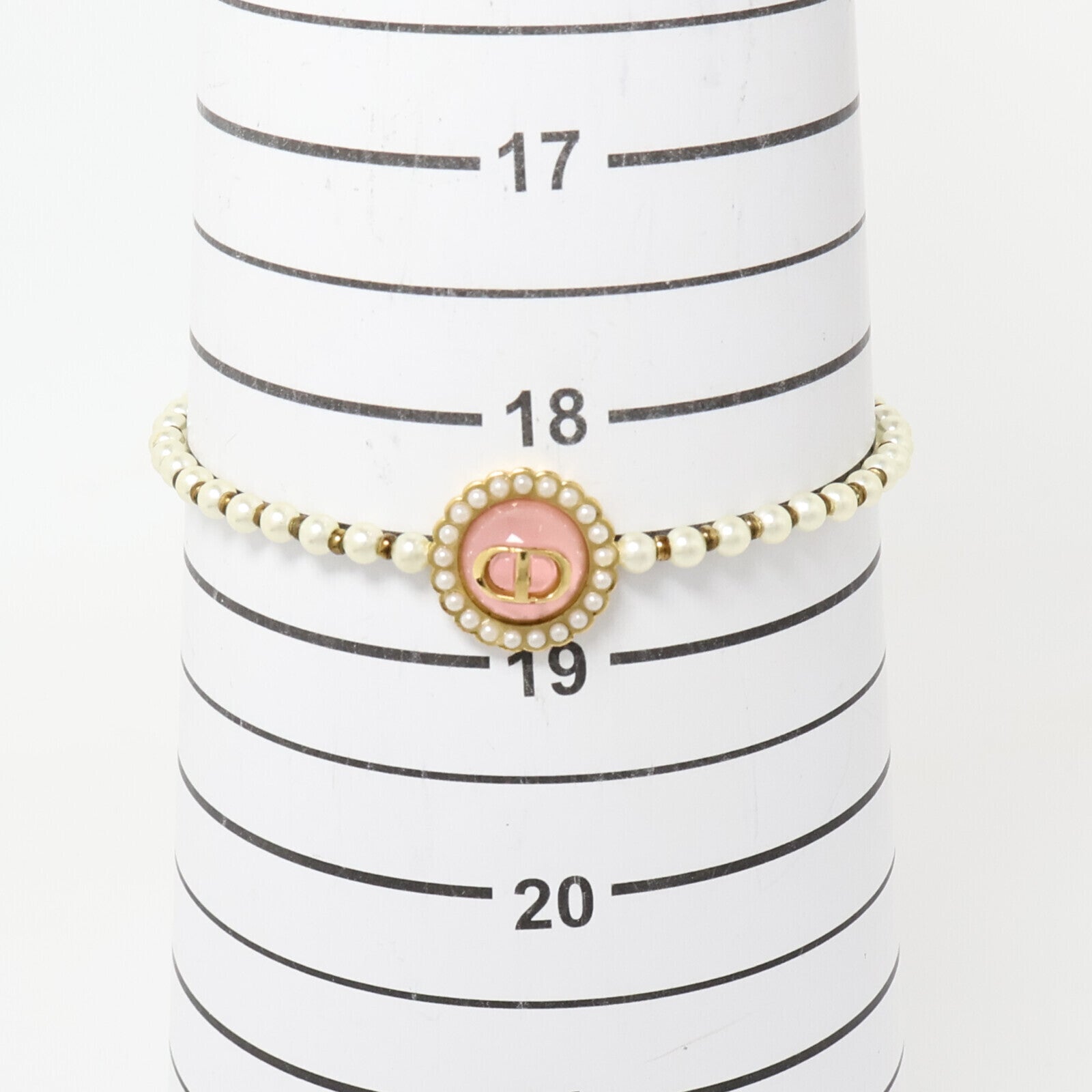 Dior PVC/金屬Petit CD Baroque Bracelet手鏈