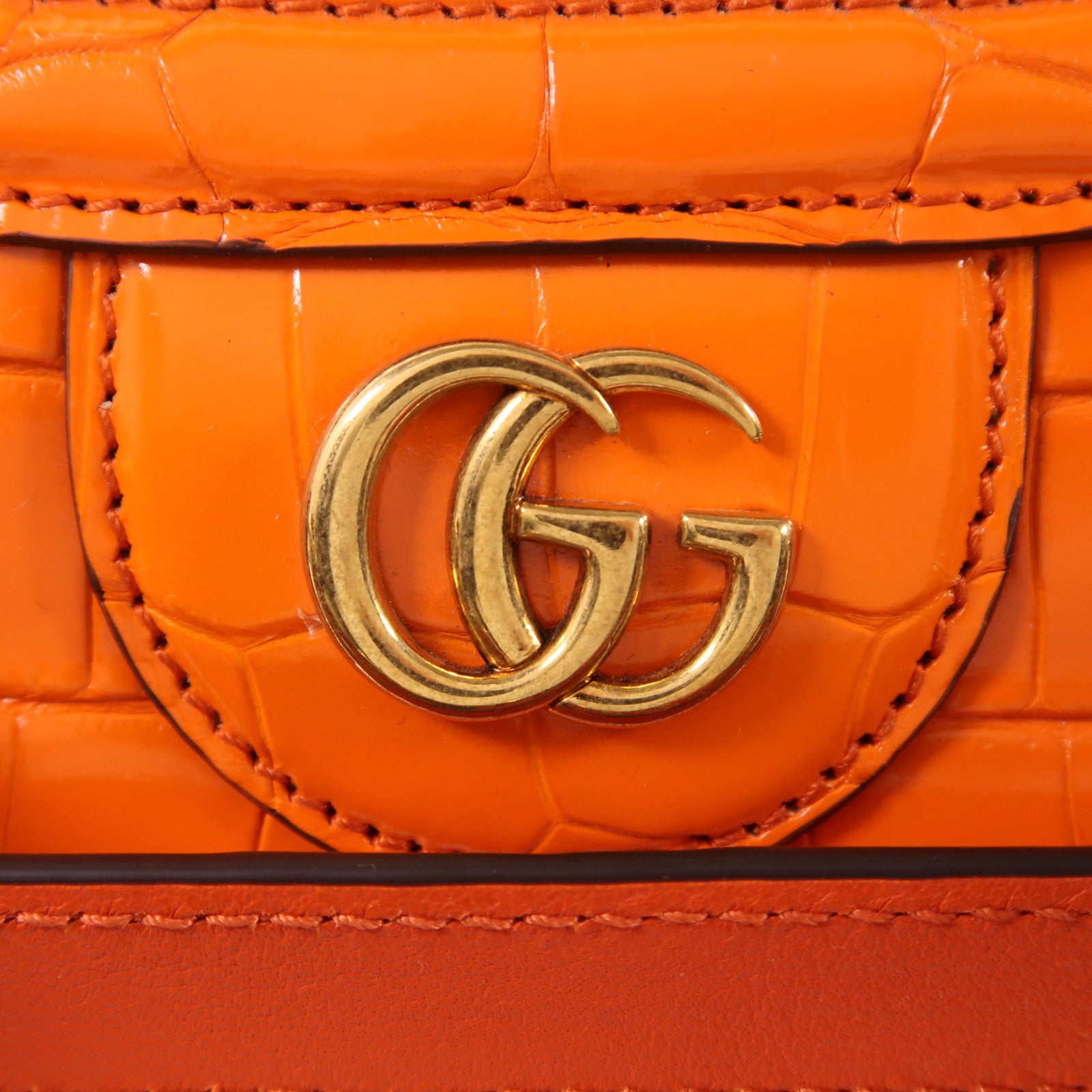 GUCCI 牛皮皮革Diana金扣手挽肩背兩用袋