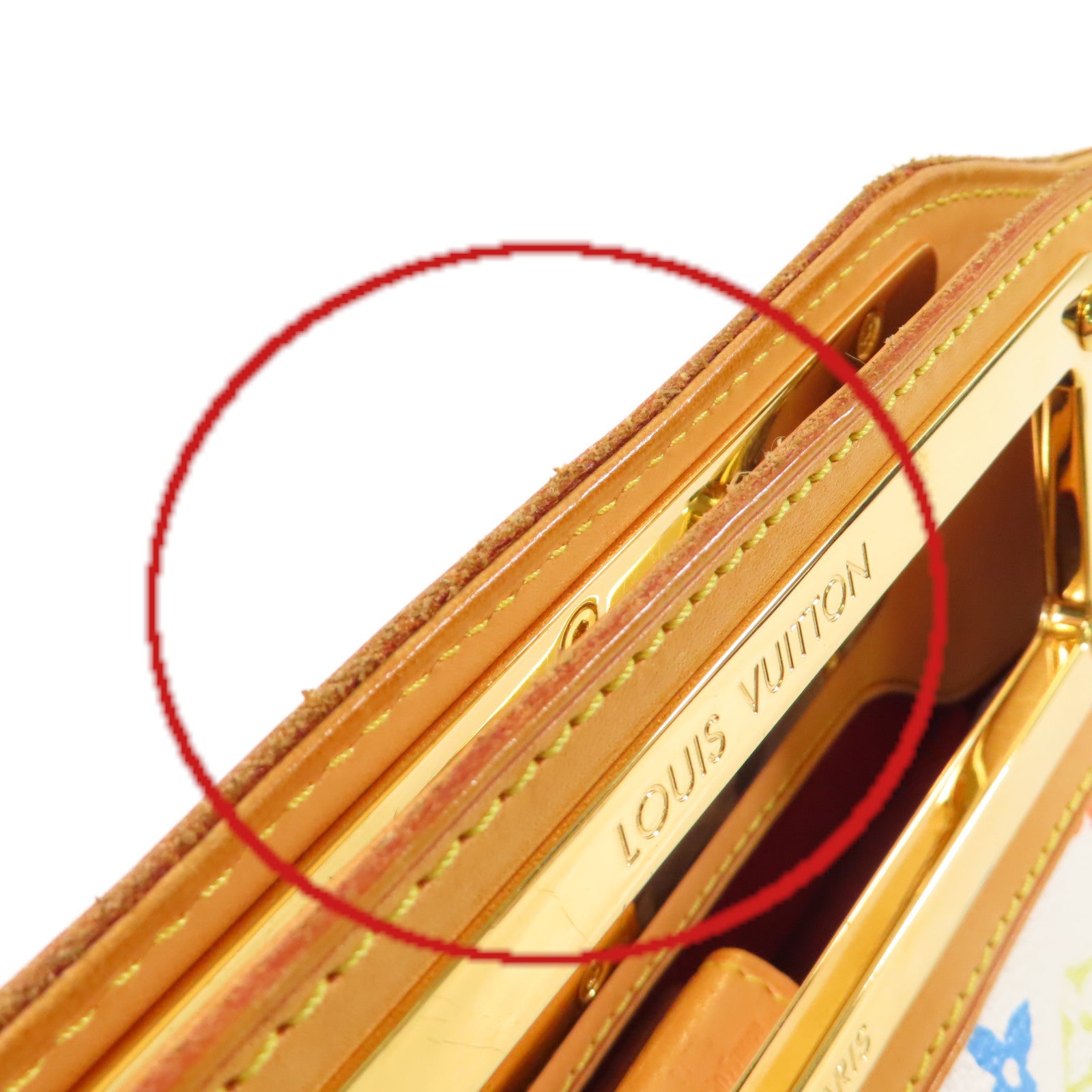 LOUIS VUITTON Monogram Multicolore Judy MM 2Way Shoulder Bag金扣手挽肩背兩用袋米白色/彩色/啡色