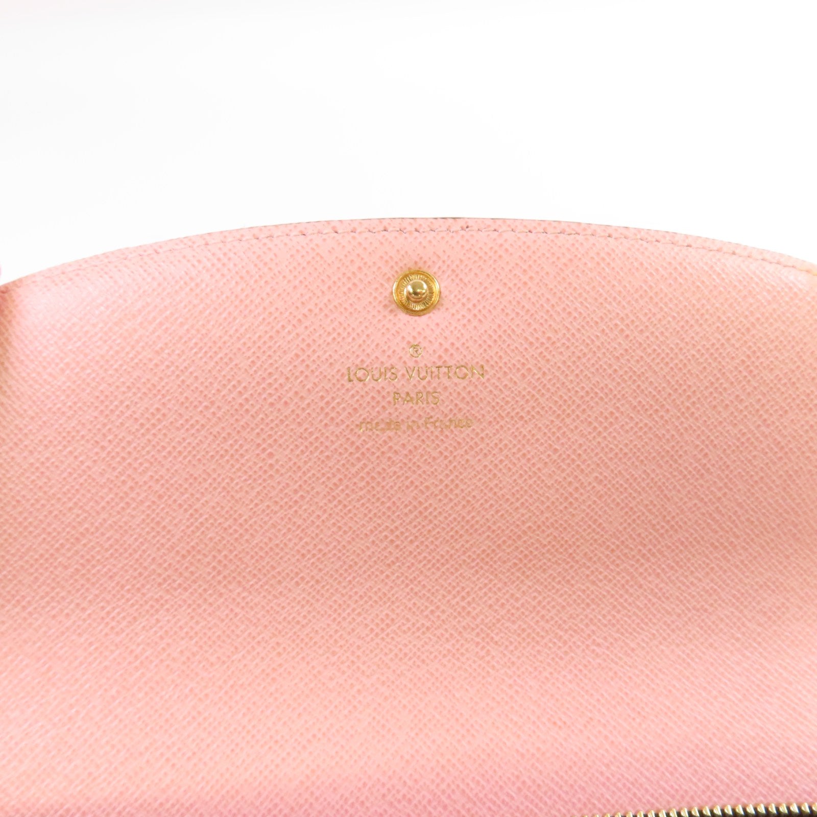 LOUIS VUITTON Monogram Sarah Long Wallet金扣長錢包啡色/粉紅色