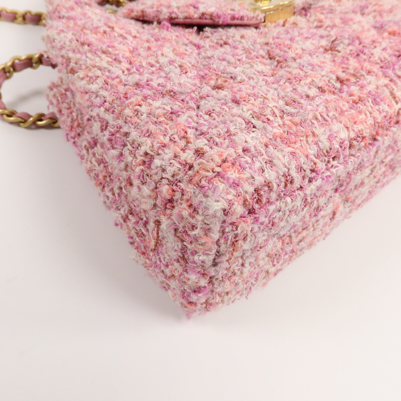 CHANEL 斜紋軟呢Kelly Bag手挽肩背兩用袋
