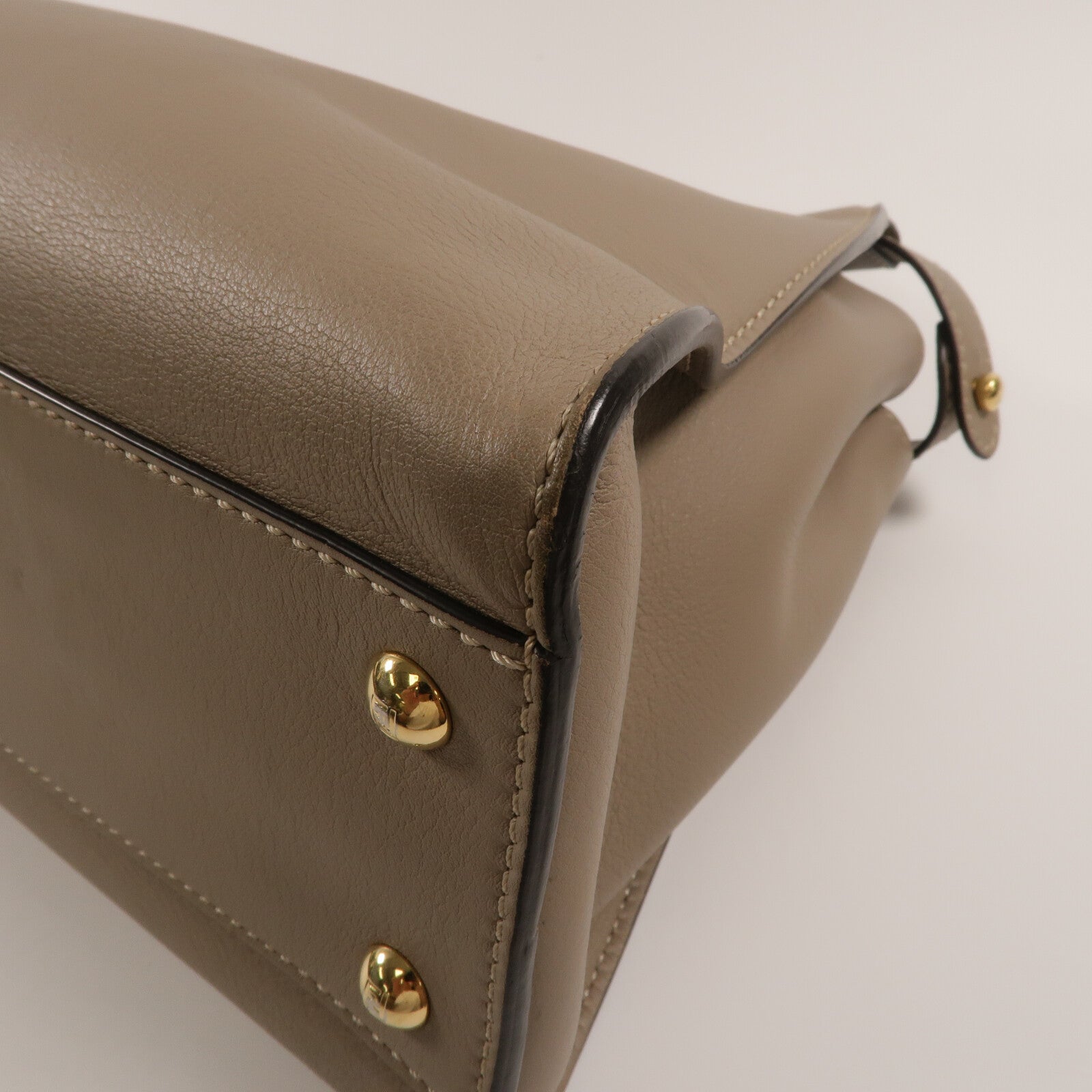 FENDI 牛皮皮革Peekaboo手挽肩背兩用袋
