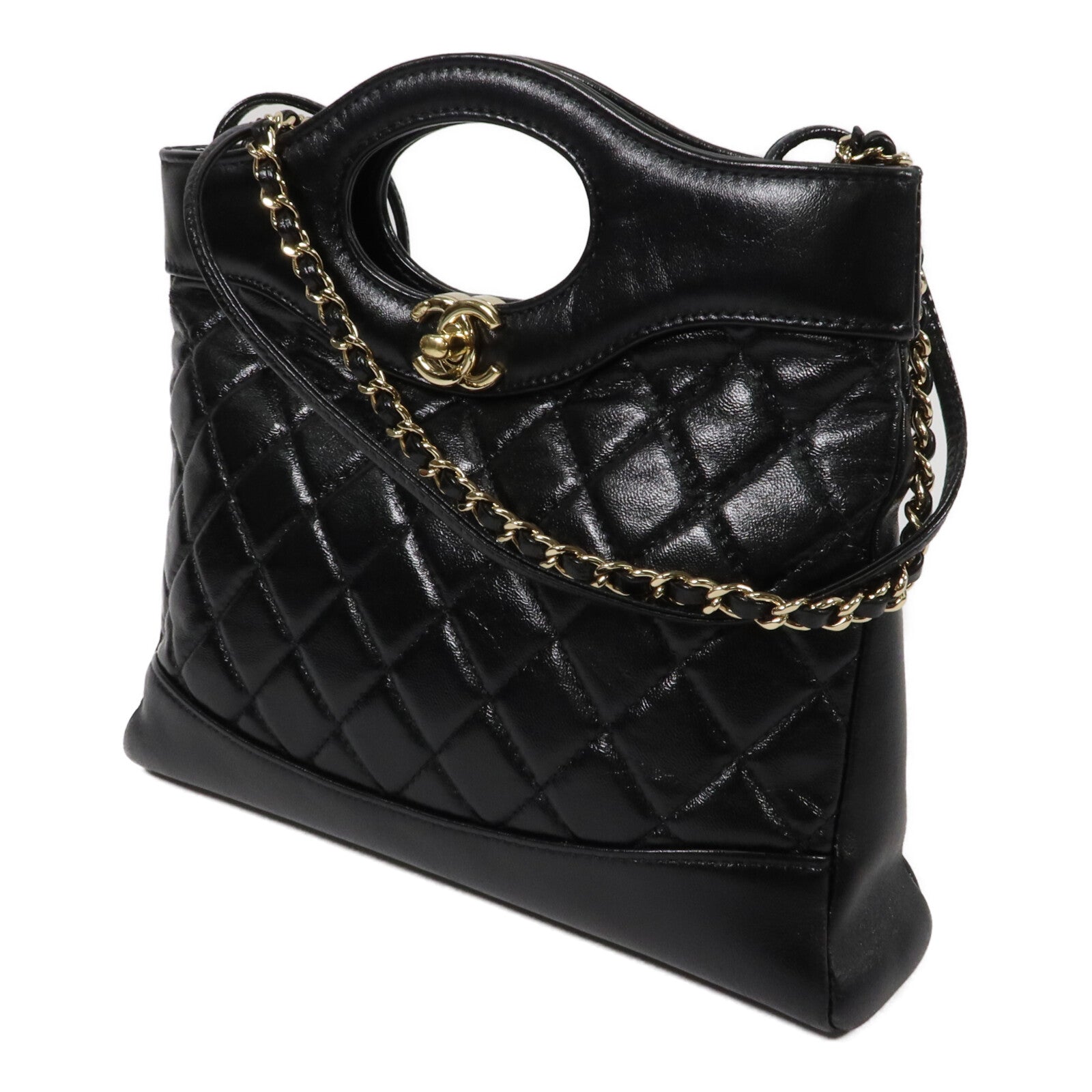 CHANEL 牛皮皮革Chanel 31鏈帶手挽肩背兩袋