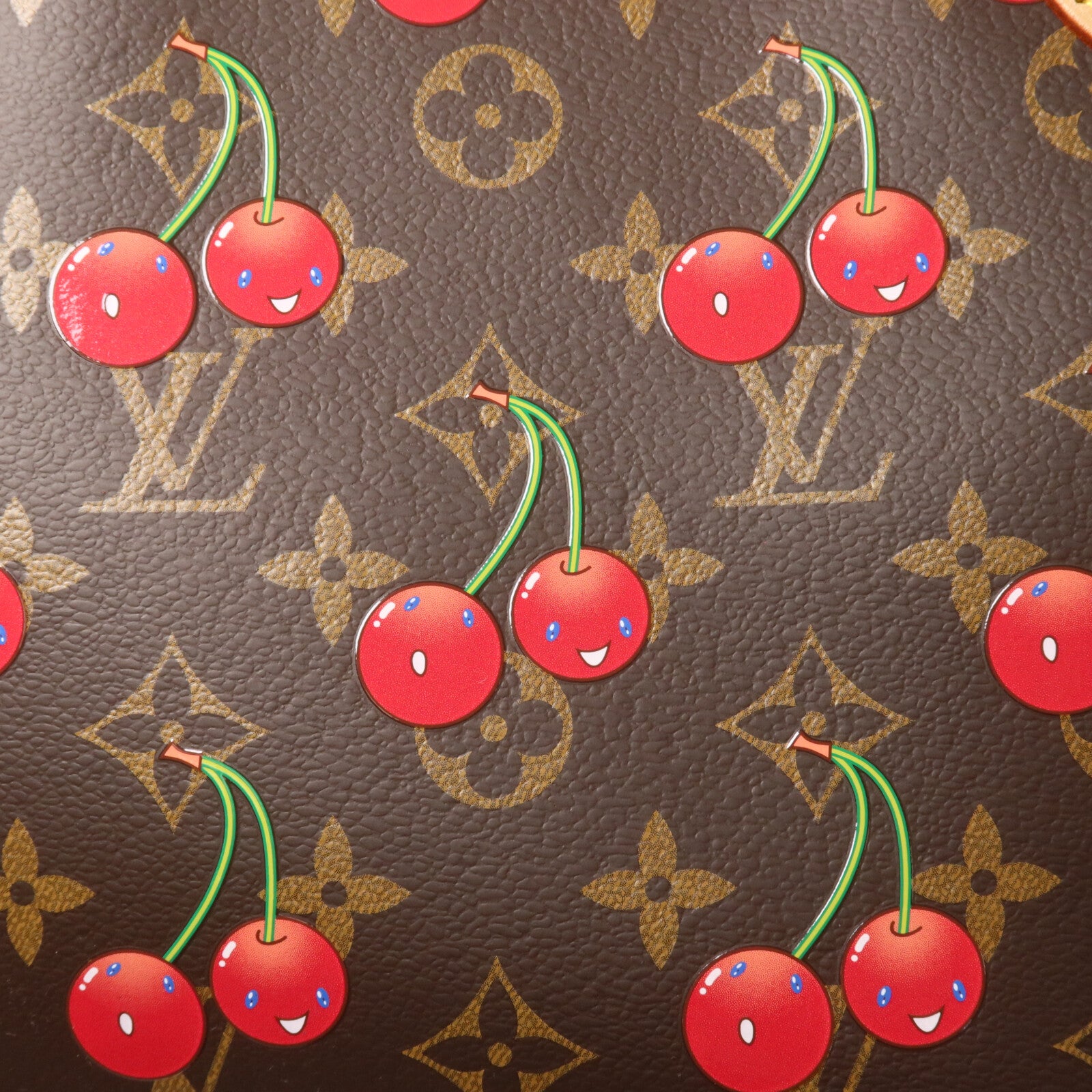 LOUIS VUITTON Monogram Cherry LV x TM Cherry Neverfull MM手挽袋