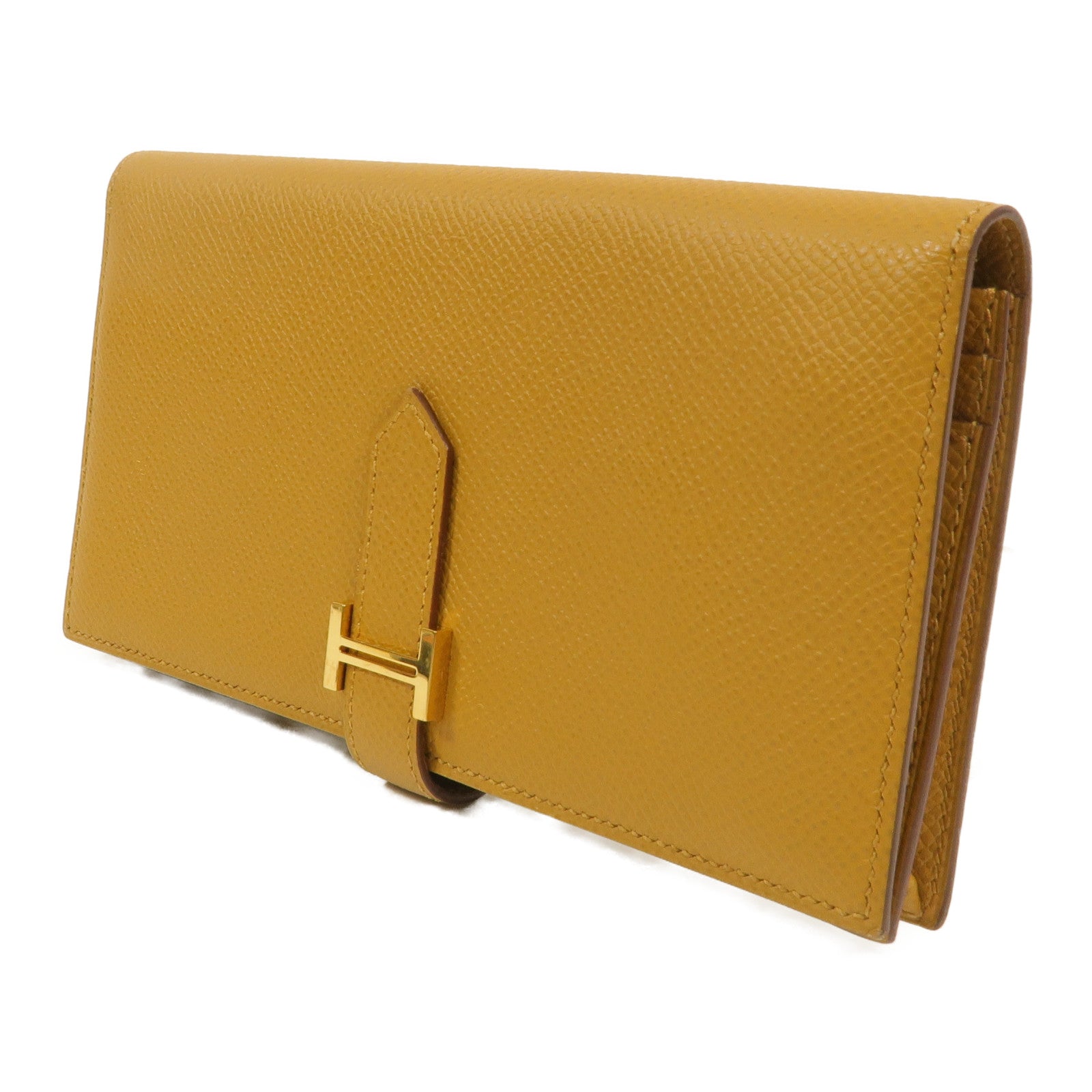 HERMES Epsom皮革Bearn Wallet長錢包Sesame