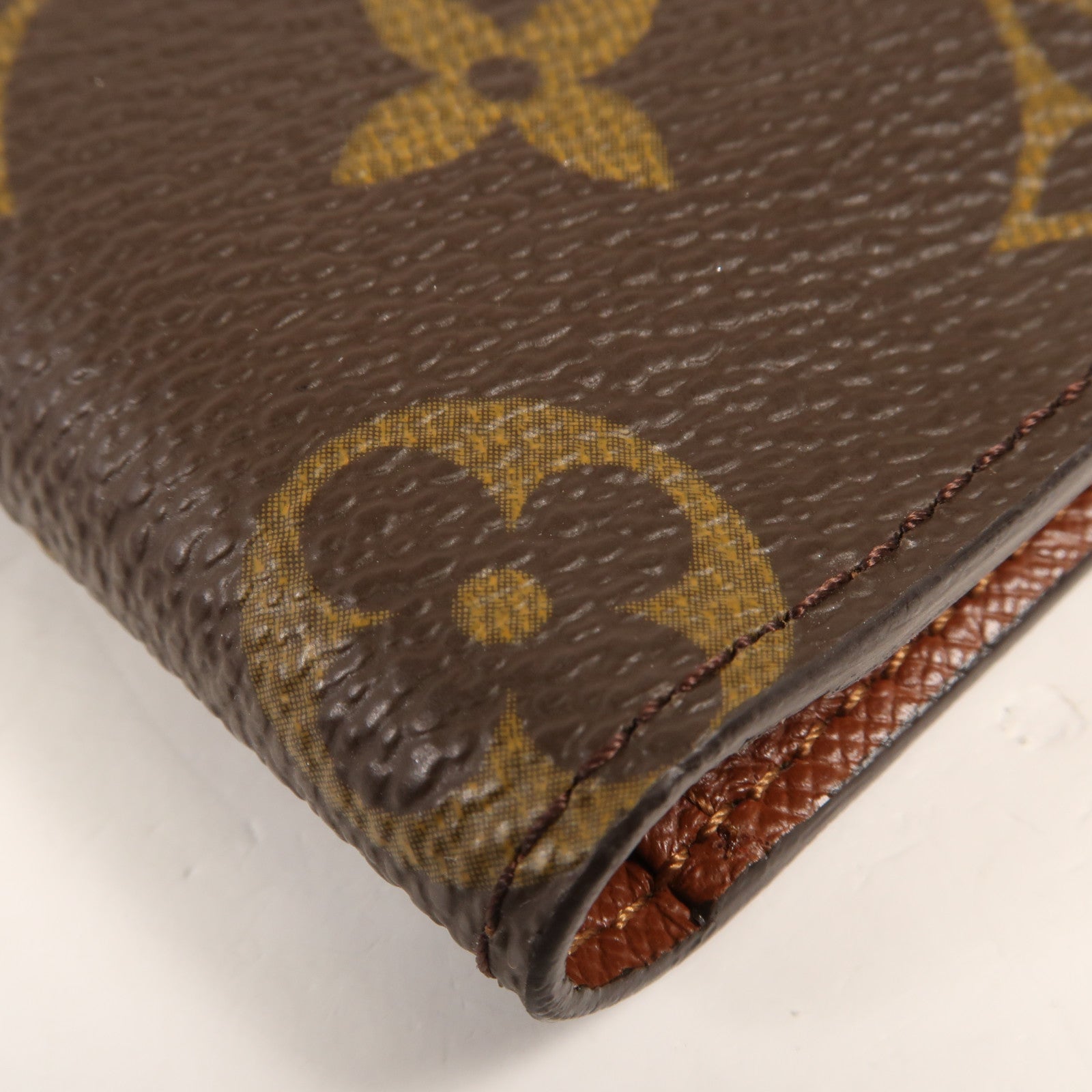LOUIS VUITTON Monogram Porto Valeurs Cartes長錢包