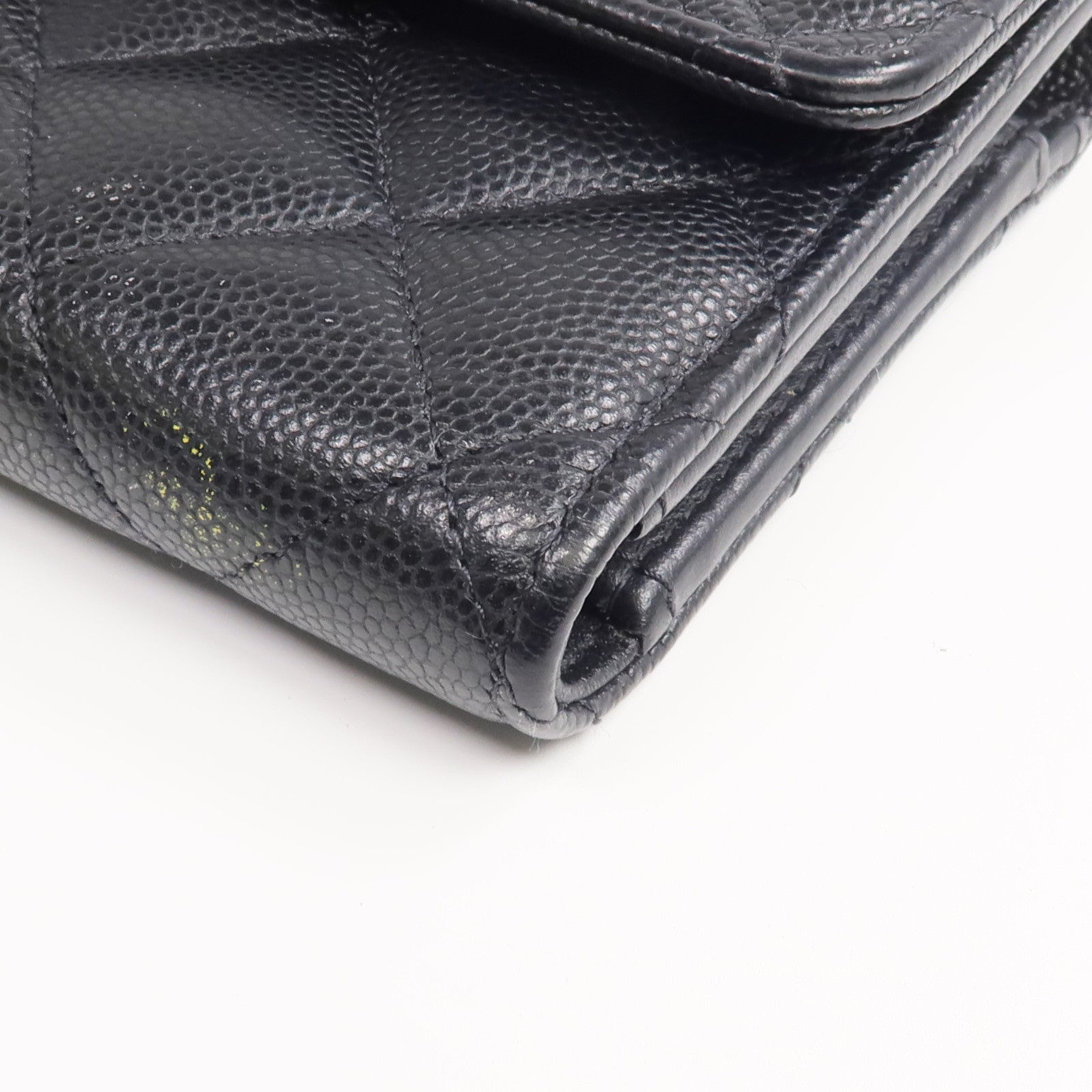 CHANEL 牛皮皮革Chanel 19 Wallet銀扣長錢包