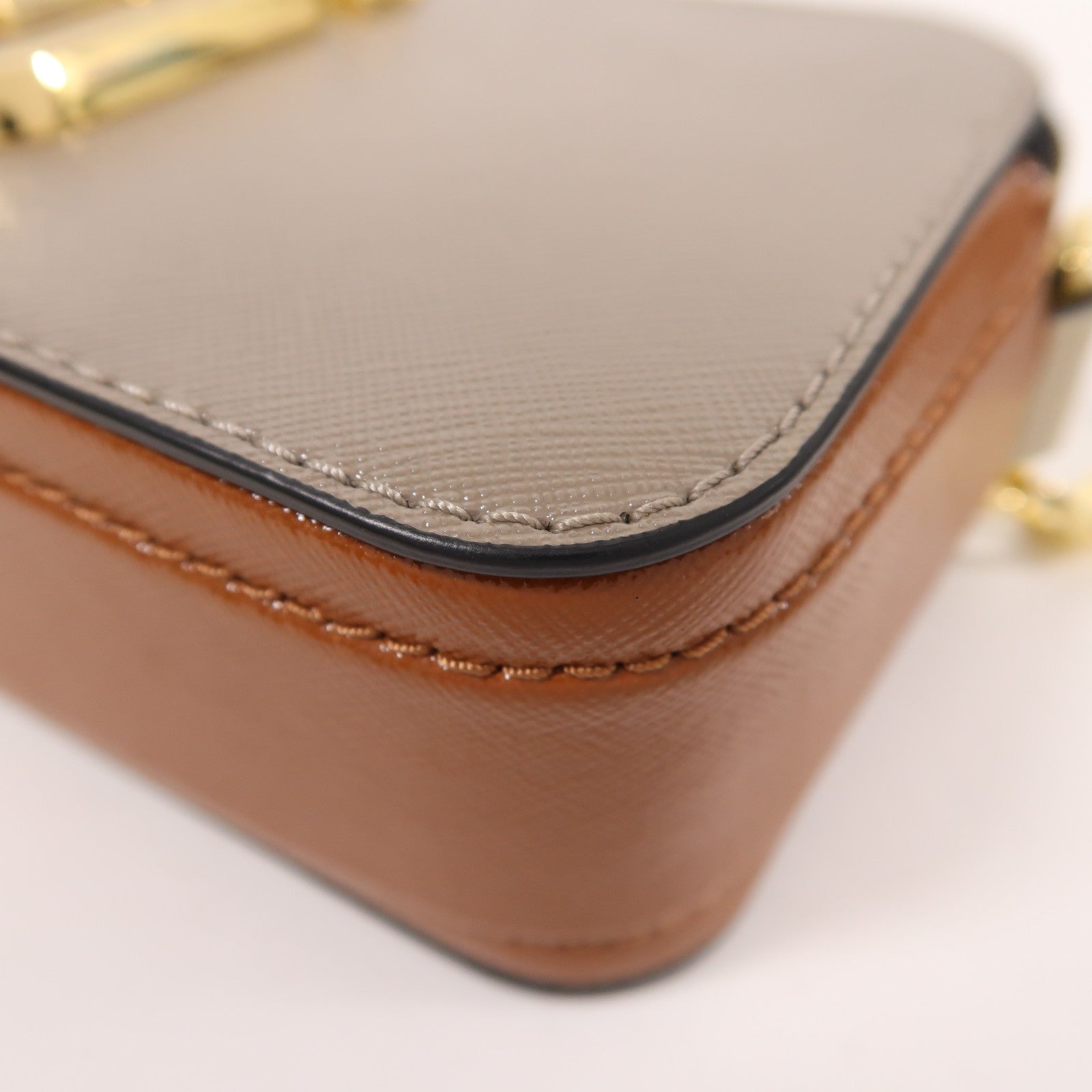 MARC JACOBS 牛皮皮革Shoulder Bag金扣肩背袋