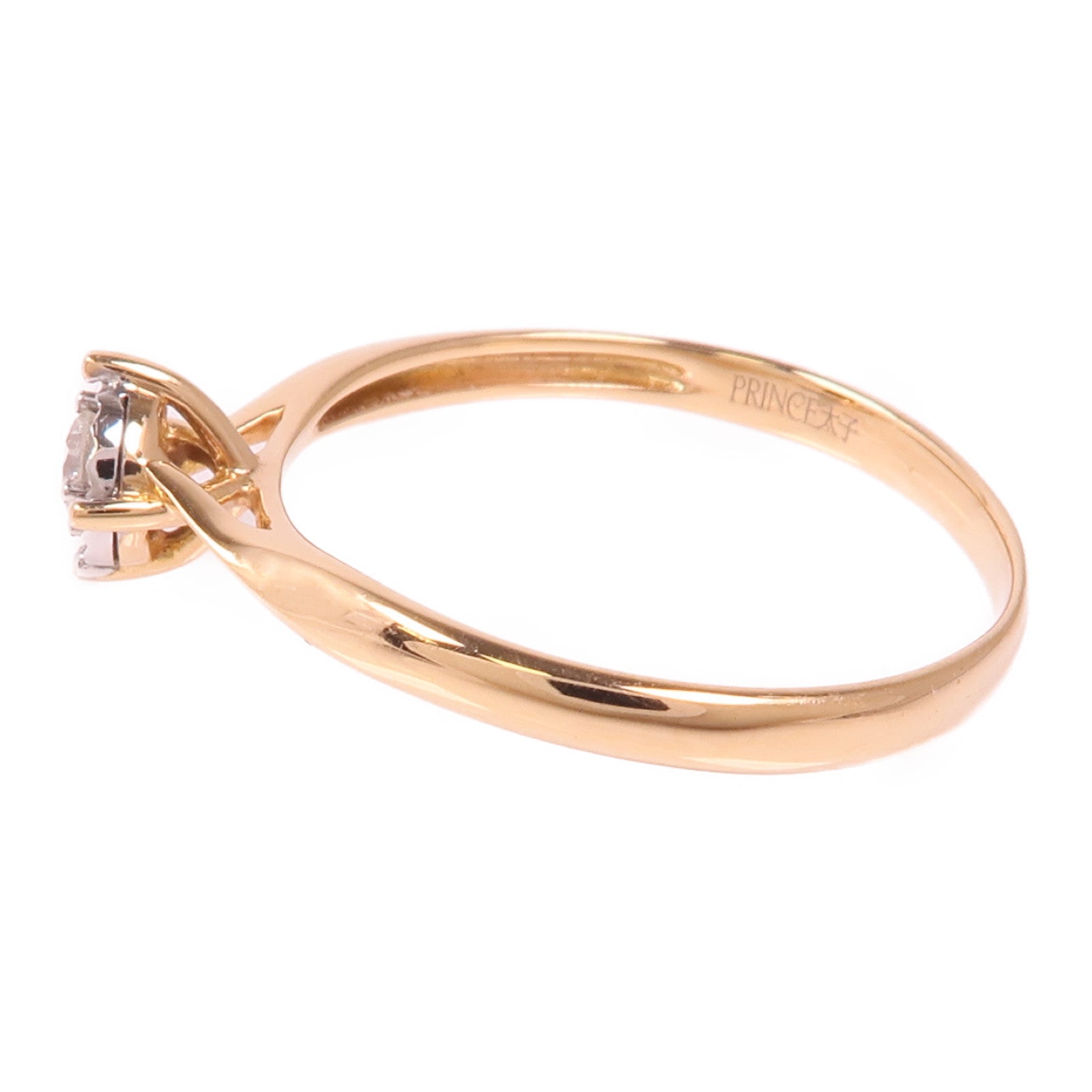 JEWELRY 【激減優惠】18K玫瑰金Diamond Ring鑽石戒指US#7