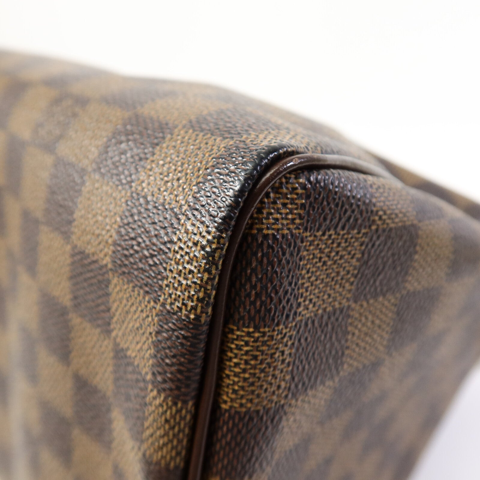 LOUIS VUITTON Damier Speedy Bandouliere 30金扣手挽袋