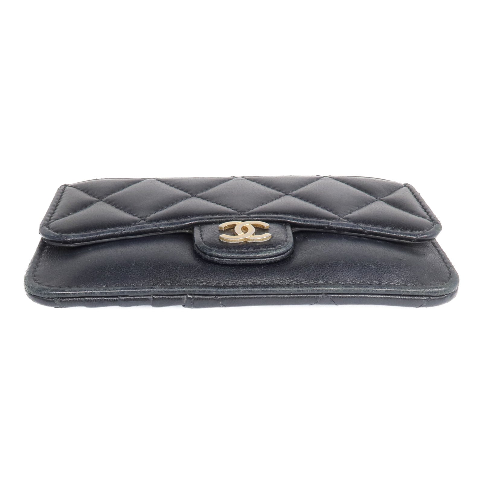 CHANEL 羊皮皮革Card Case金扣卡片套