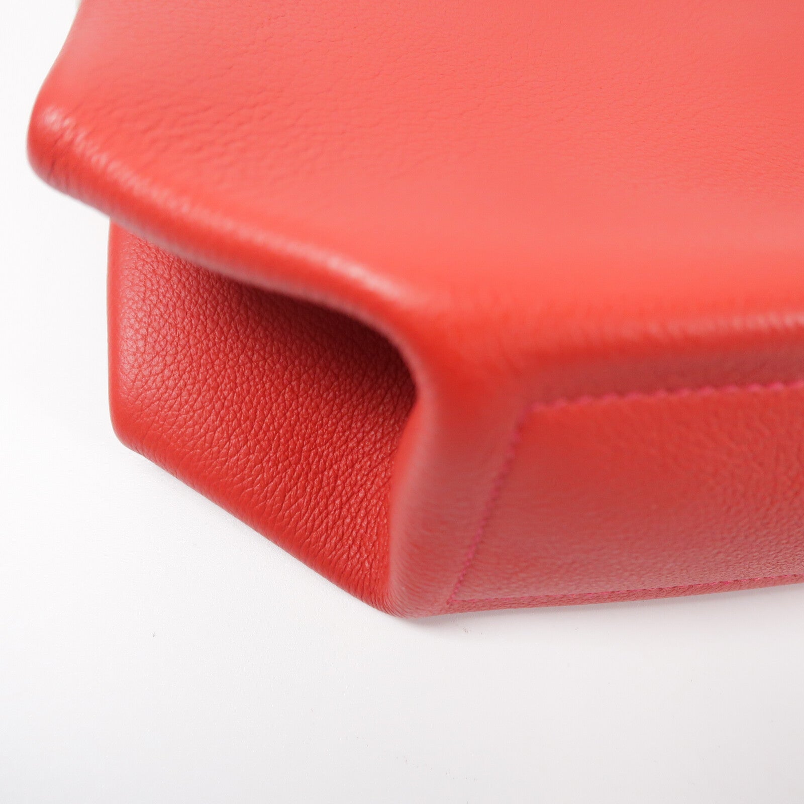 HERMES Evercolor皮革Opli 24肩背袋Rouge Casaque