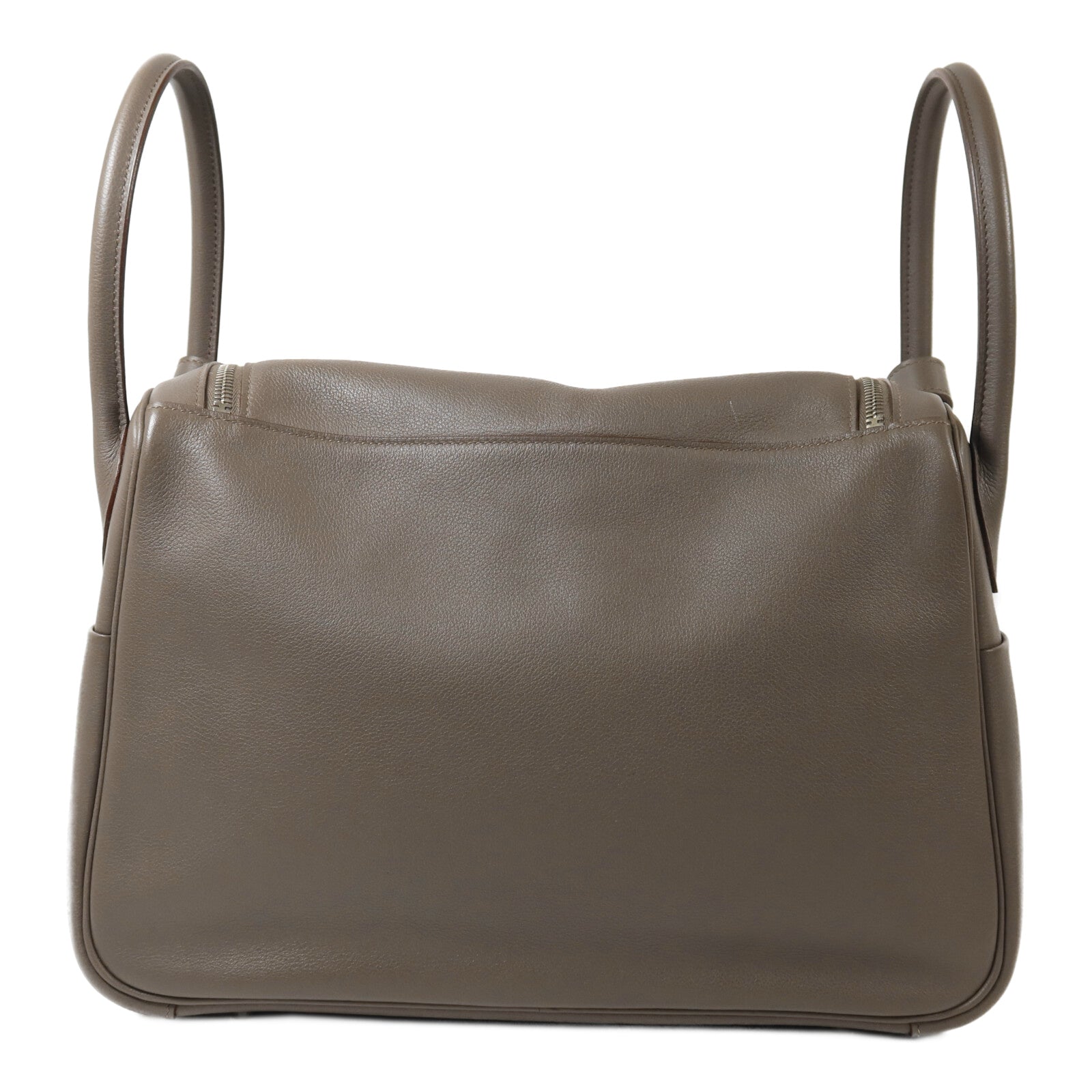 HERMES Evercolor皮革Lindy 34手挽肩背兩用袋Etain