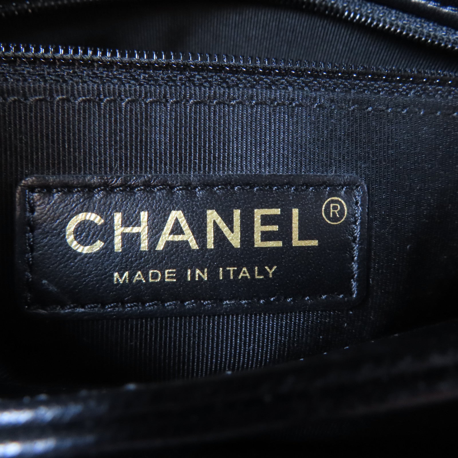 CHANEL 菱格牛皮皮革2 Way Shoulder Bag金扣手挽肩背兩用袋黑色