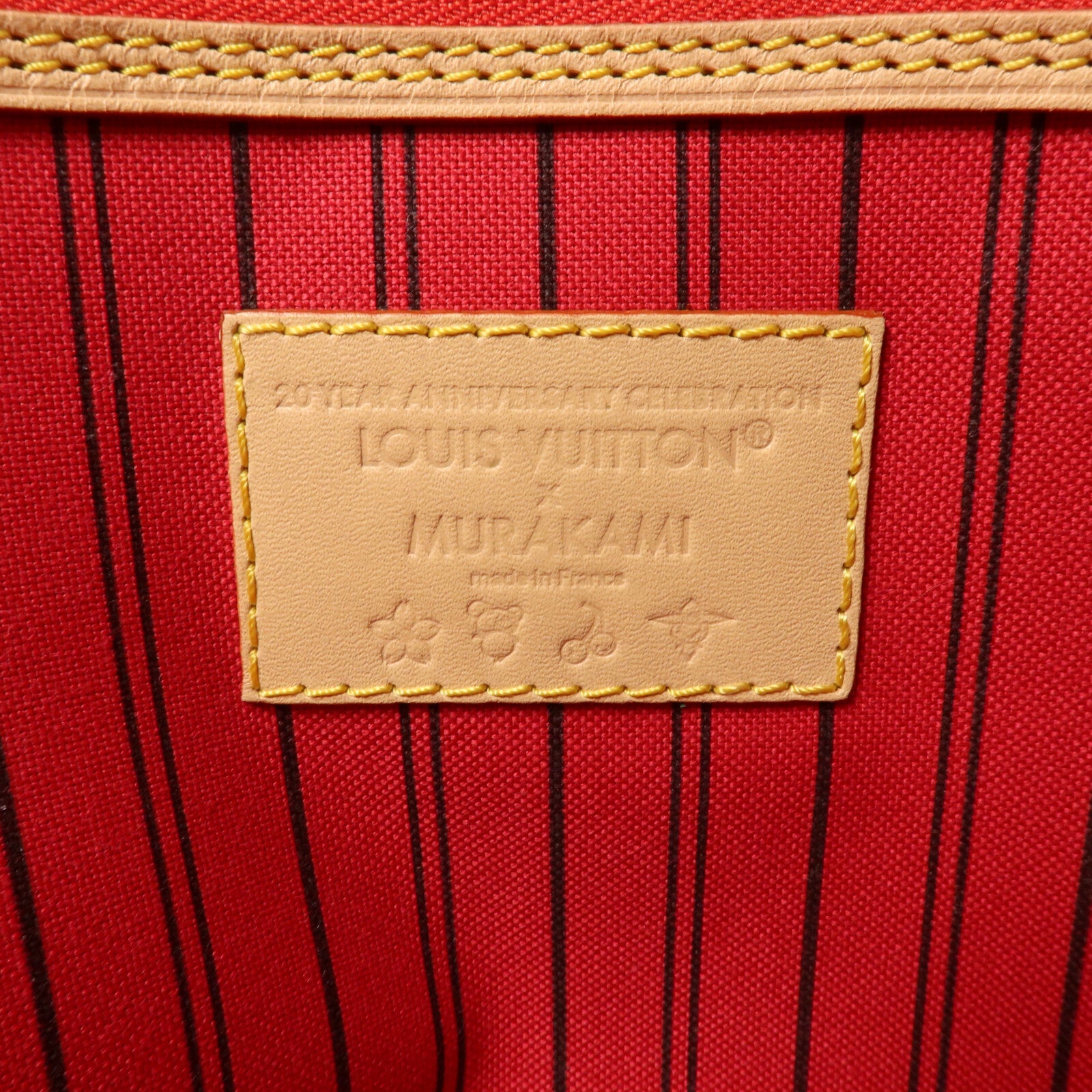 LOUIS VUITTON Monogram Cherry LV x TM Cherry Neverfull MM手挽袋