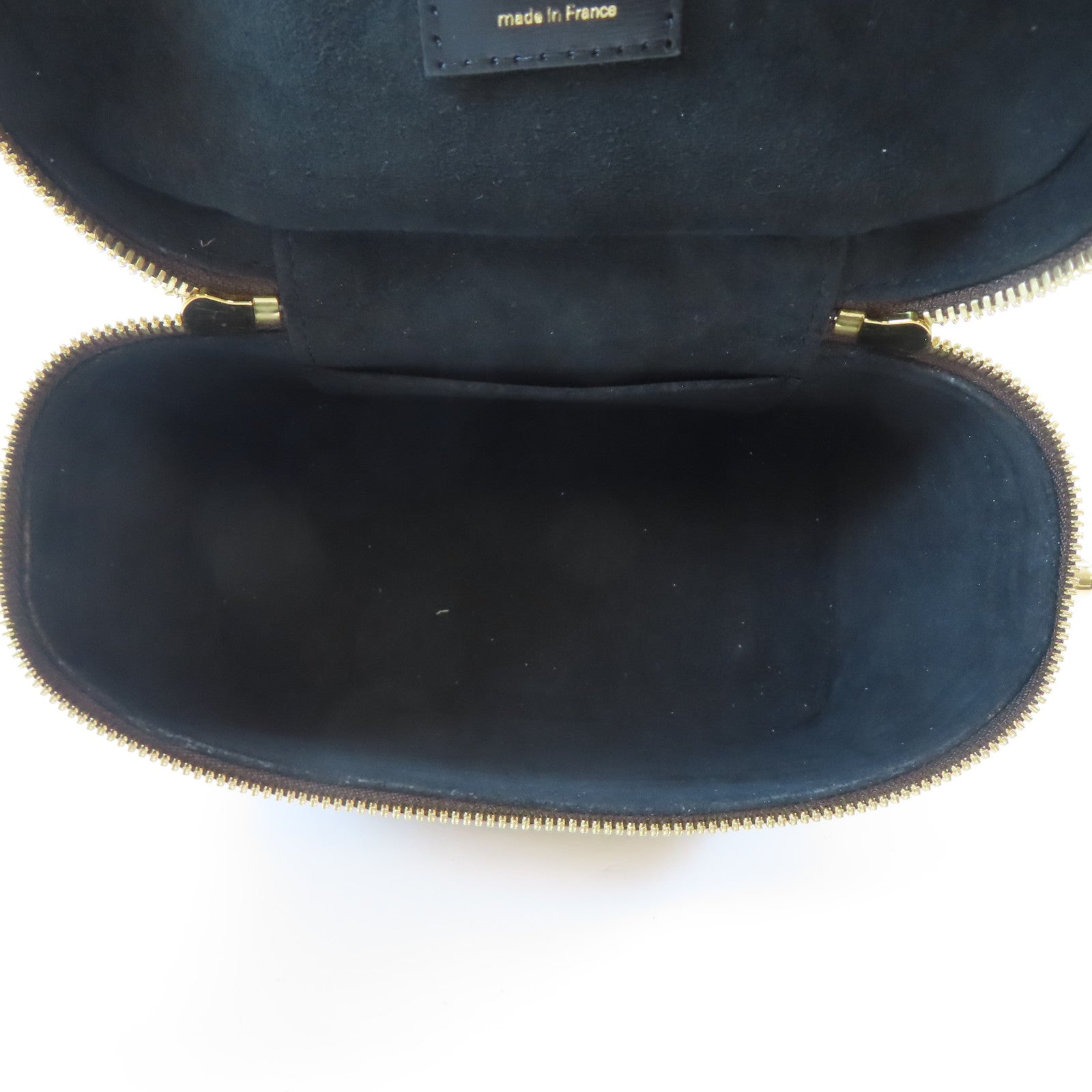 LOUIS VUITTON Monogram Reverse Vanity PM金扣手挽肩背兩用袋啡色