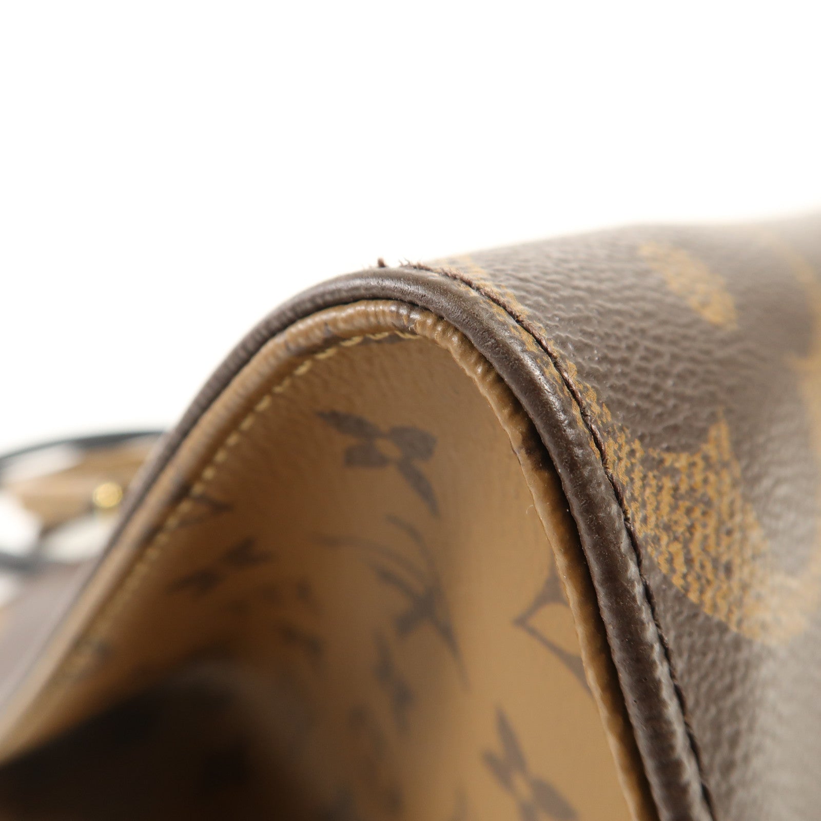 LOUIS VUITTON Monogram Giant On The Go MM金扣手挽肩背兩用袋