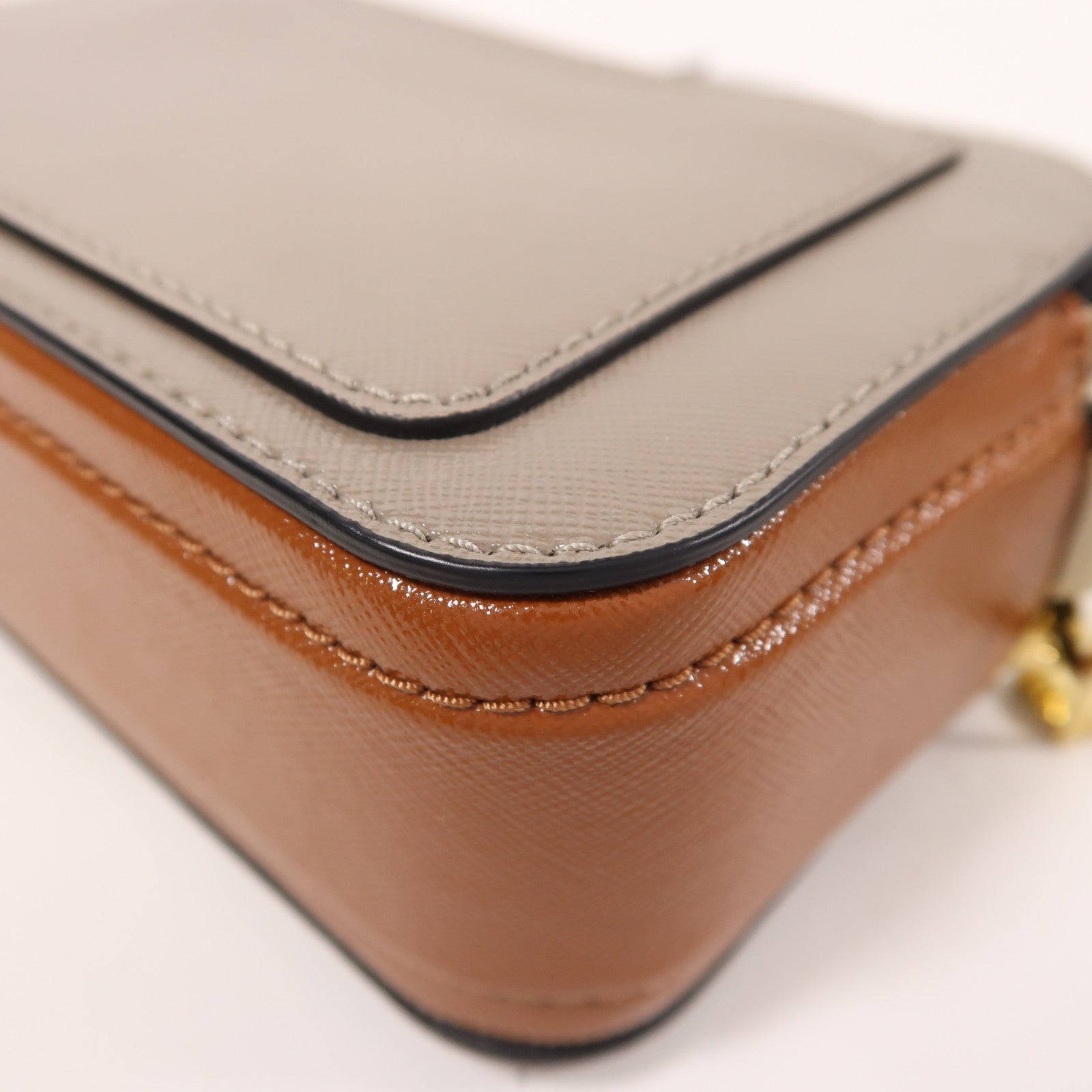 MARC JACOBS 牛皮皮革Shoulder Bag金扣肩背袋