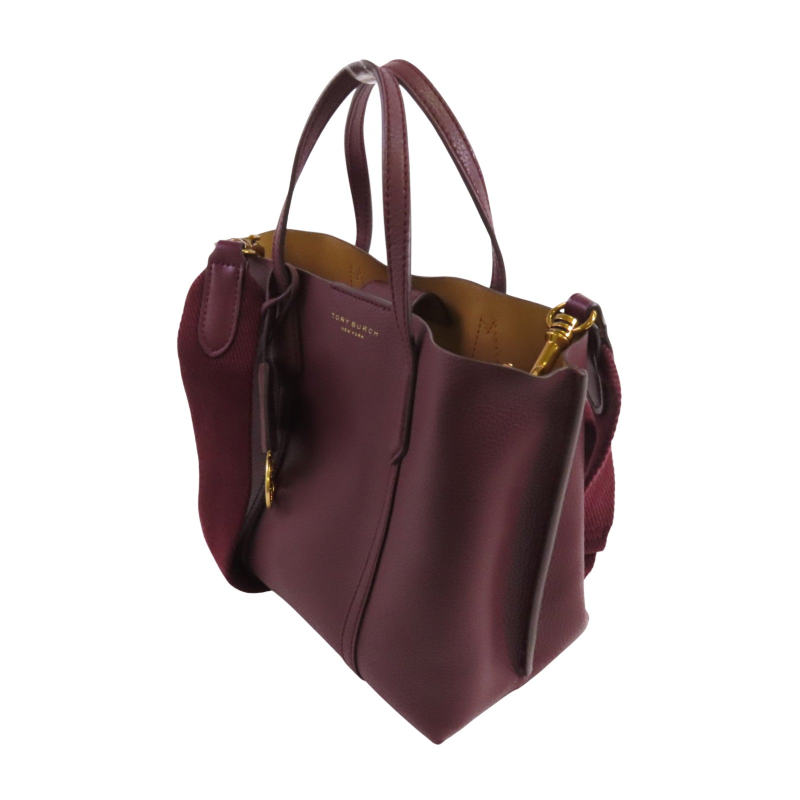 Tory Burch 牛皮皮革2Way Shoulder Bag金扣手挽肩背兩用袋