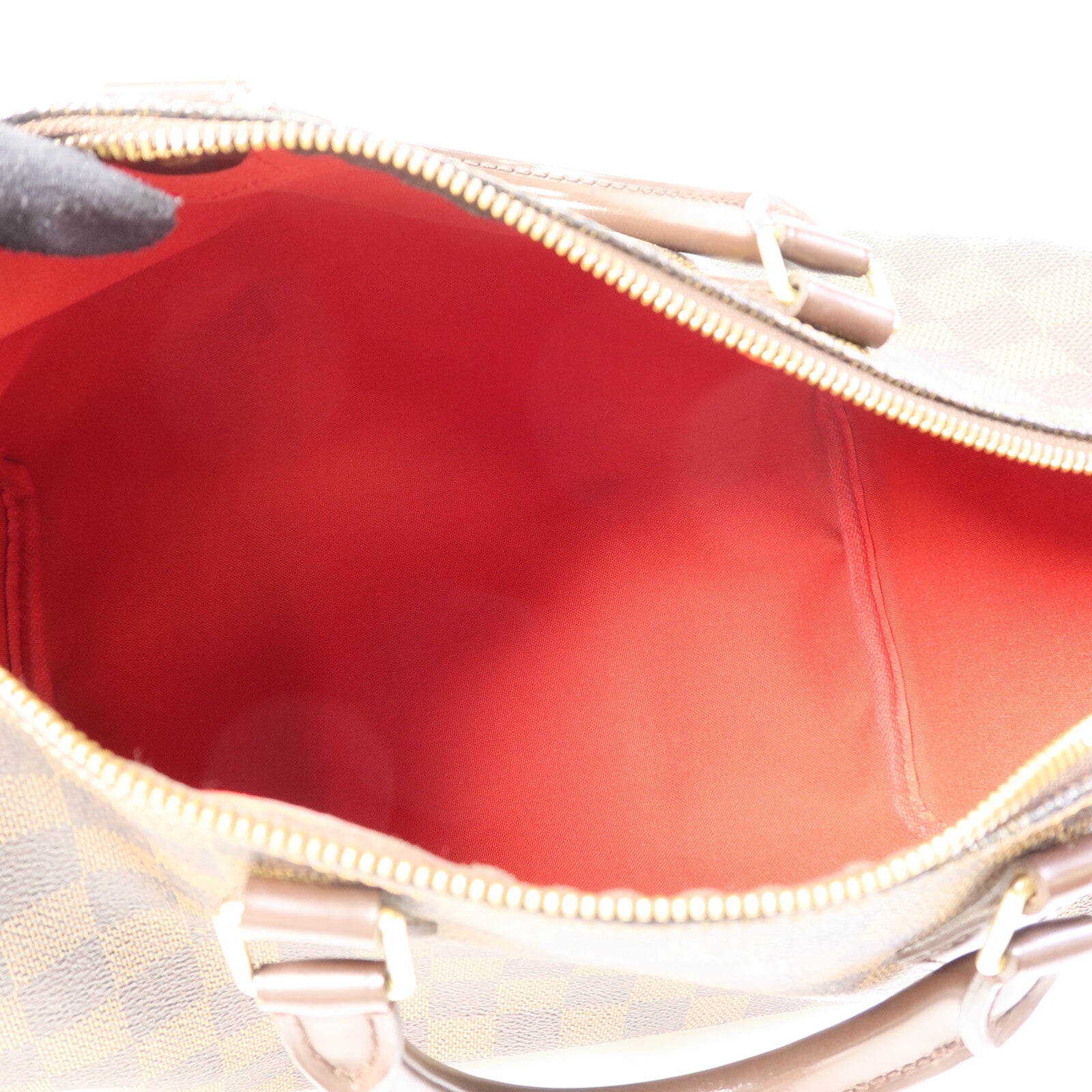 LOUIS VUITTON Damier Speedy Bandouliere 30金扣手挽袋