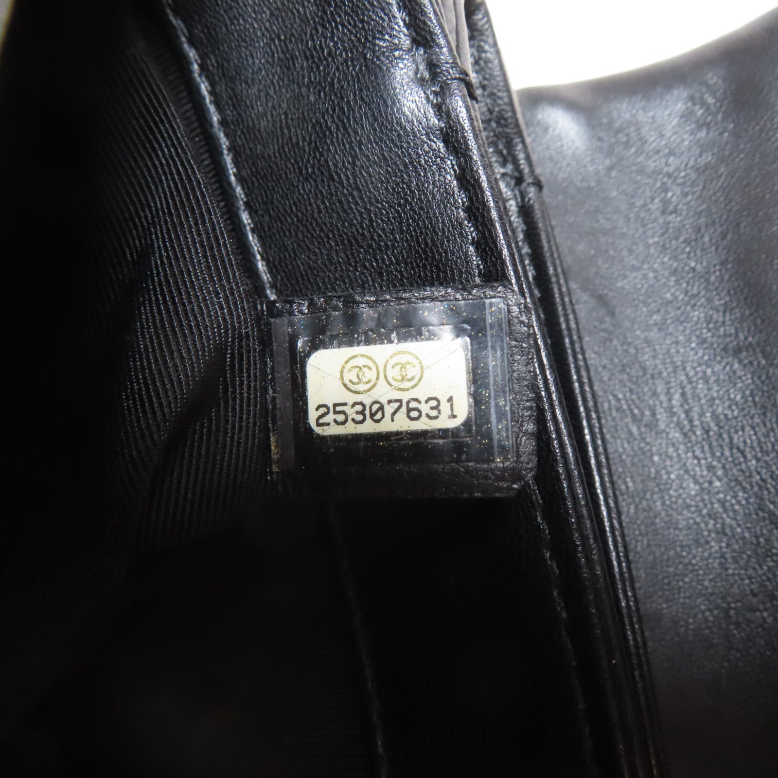 CHANEL 菱格牛皮皮革2 Way Shoulder Bag金扣手挽肩背兩用袋黑色
